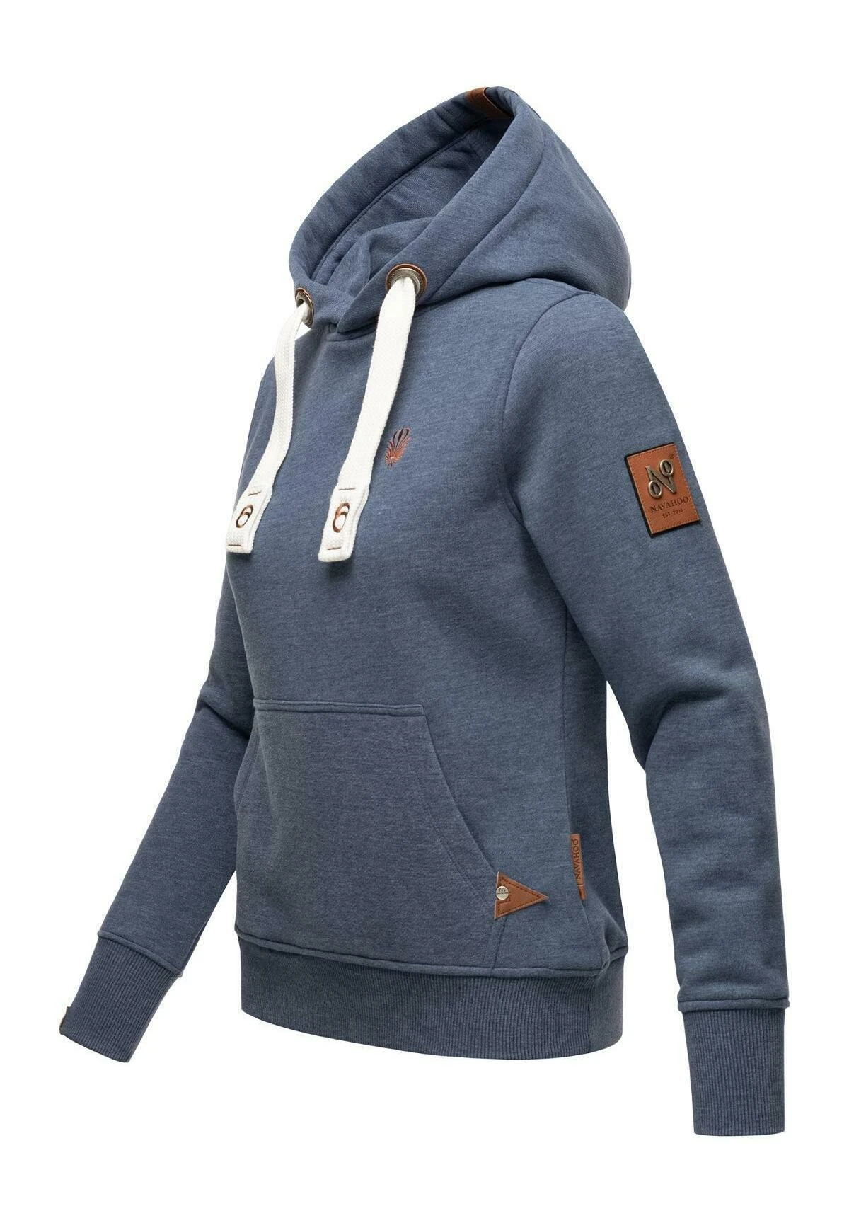 Navahoo Damlaa - Hoodie - Dusty Blue Melange 5 Navahoo Damlaa - Hoodie - Dusty Blue Melange - Afbeelding 3