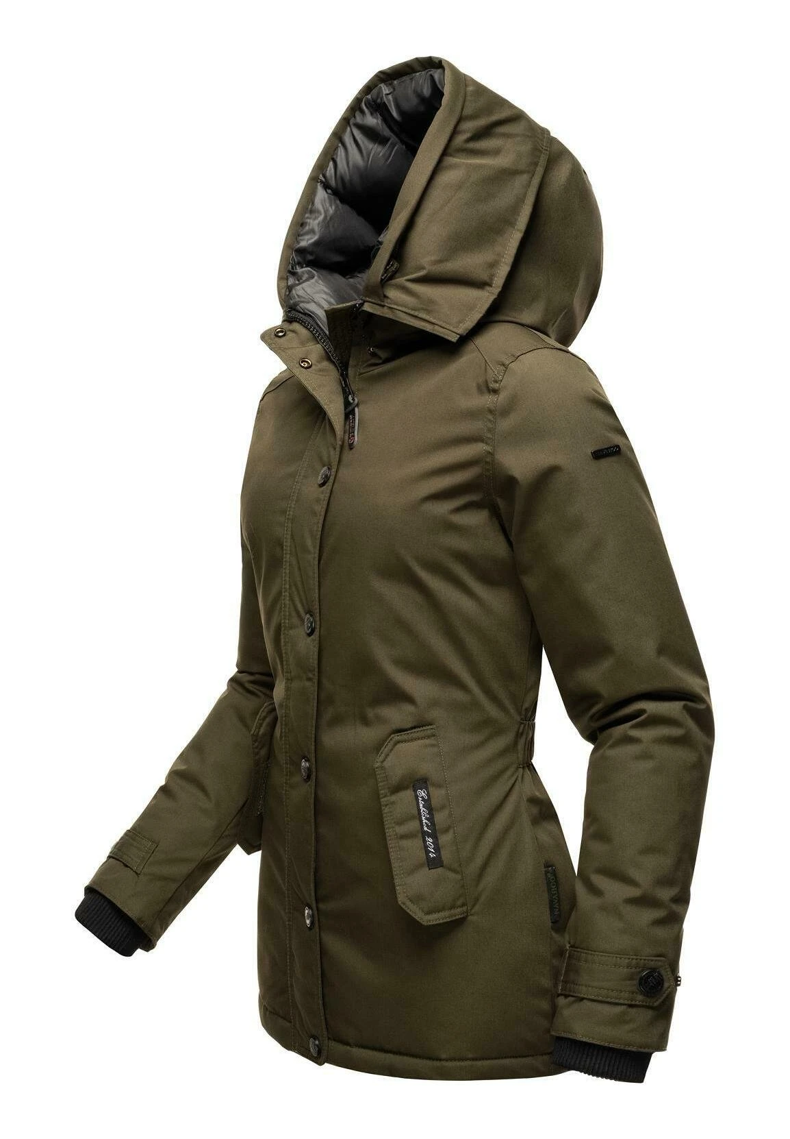 Navahoo Laura - Winterjas - Olive 5 Navahoo Laura - Winterjas - Olive - Afbeelding 3