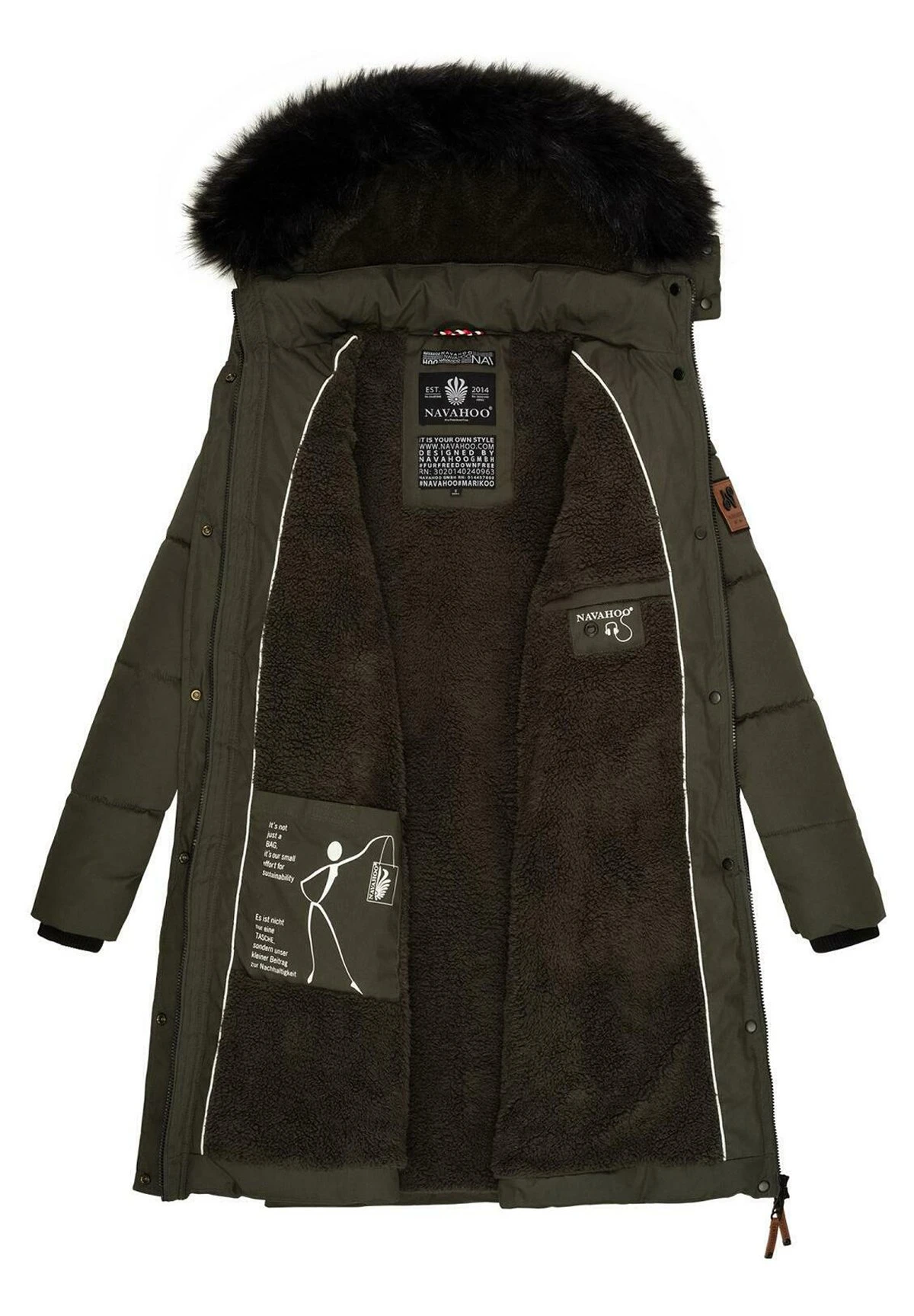 Navahoo Winterjas - Dark Grey 7 Navahoo Winterjas - Dark Grey - Afbeelding 5