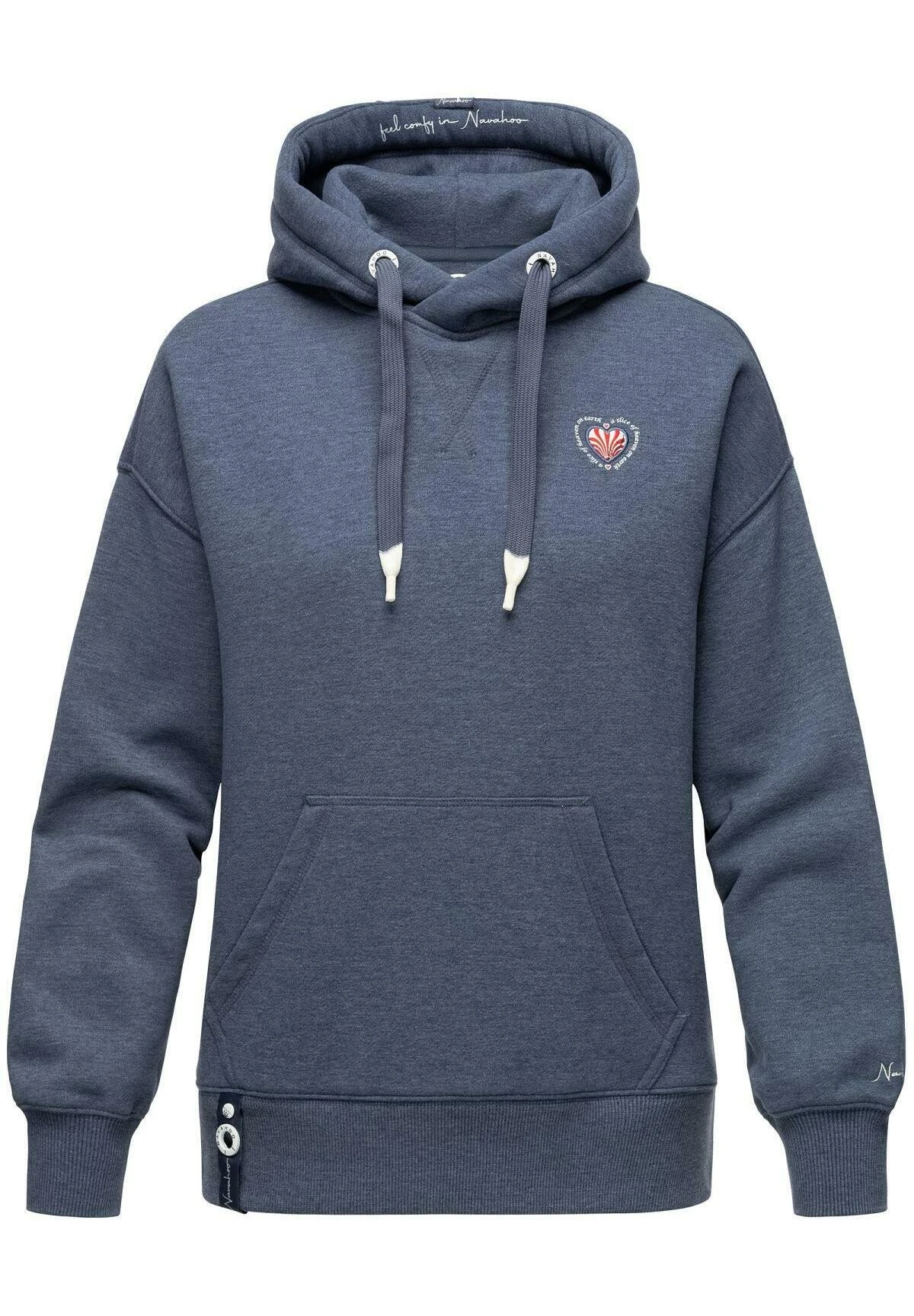 Navahoo Hoodie - Dusty Blue Melange 6 Navahoo Hoodie - Dusty Blue Melange - Afbeelding 4