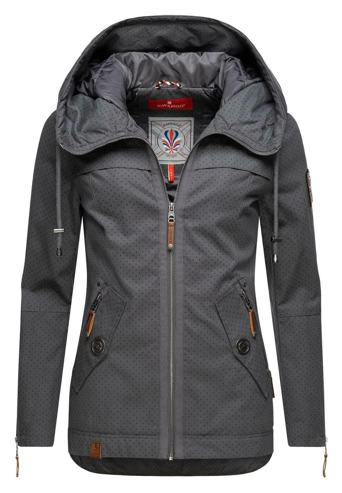 Navahoo Wekoo - Parka - Antracite Dots 7 Navahoo Wekoo - Parka - Antracite Dots - Afbeelding 5