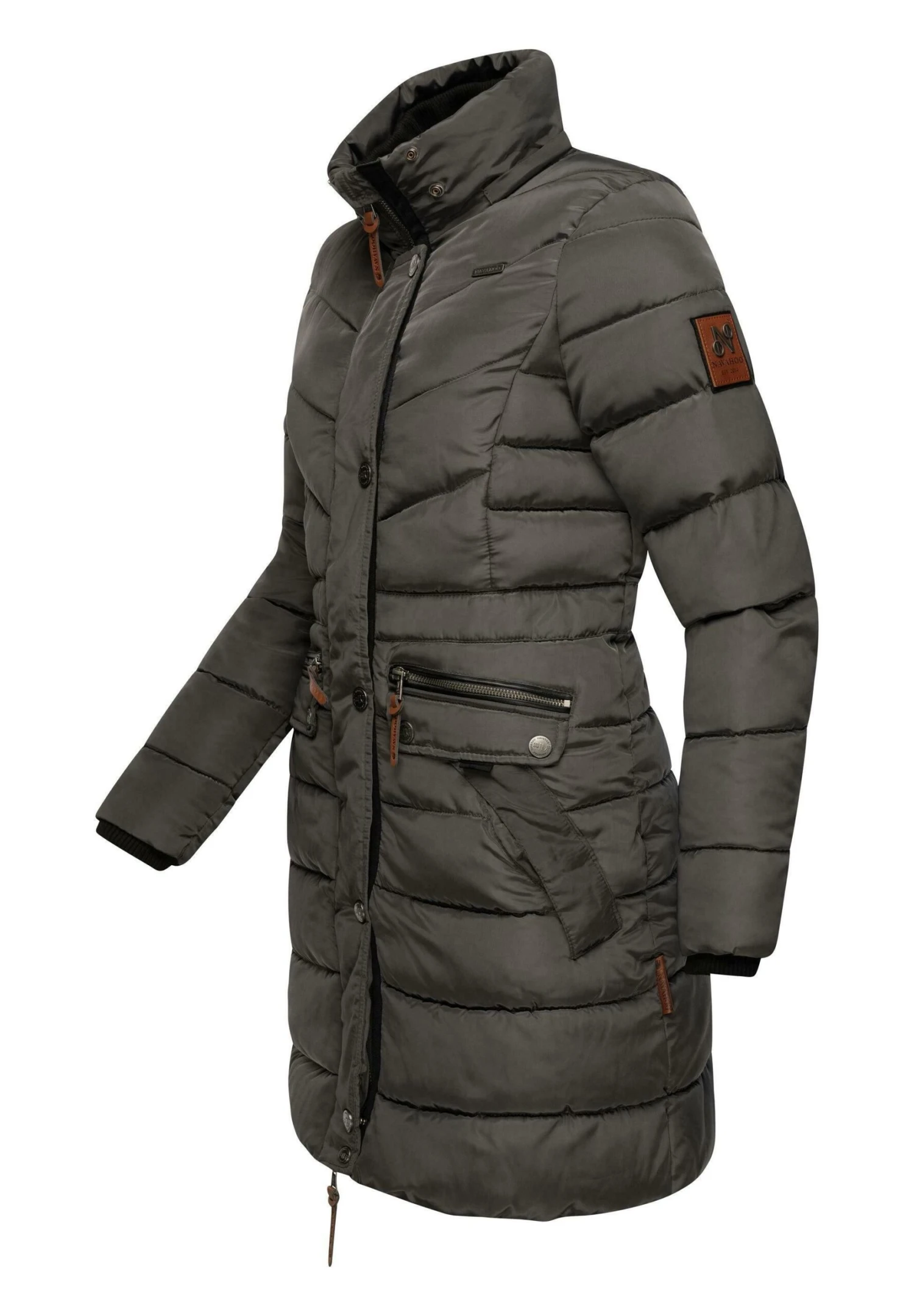 Navahoo Paula - Winterjas - Anthracite With Black Fur 8 Navahoo Paula - Winterjas - Anthracite With Black Fur - Afbeelding 6