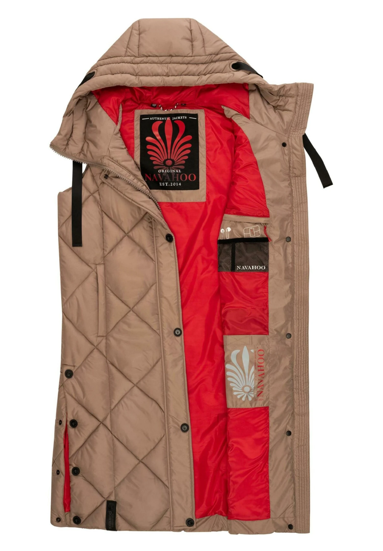 Navahoo Schnuckel - Bodywarmer - Dark Taupe 10 Navahoo Schnuckel - Bodywarmer - Dark Taupe - Afbeelding 8