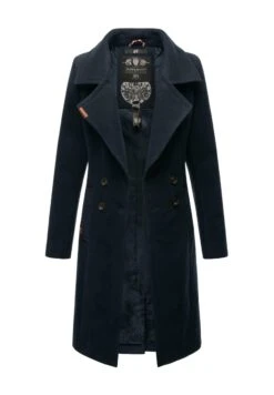 Navahoo Wooly - Halflange Jas - Dark Blue 13 Navahoo Wooly - Halflange Jas - Dark Blue -Navahoo 290c02b7e3a44d20bae624e1eacb2d6a