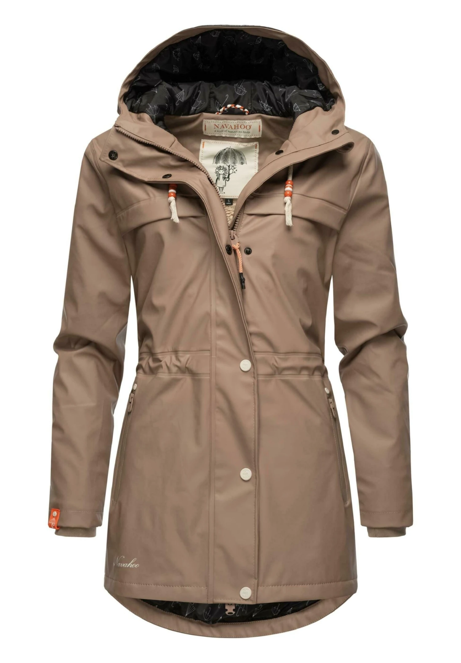 Navahoo Rainy Forest - Regenjas - Taupe 7 Navahoo Rainy Forest - Regenjas - Taupe - Afbeelding 5