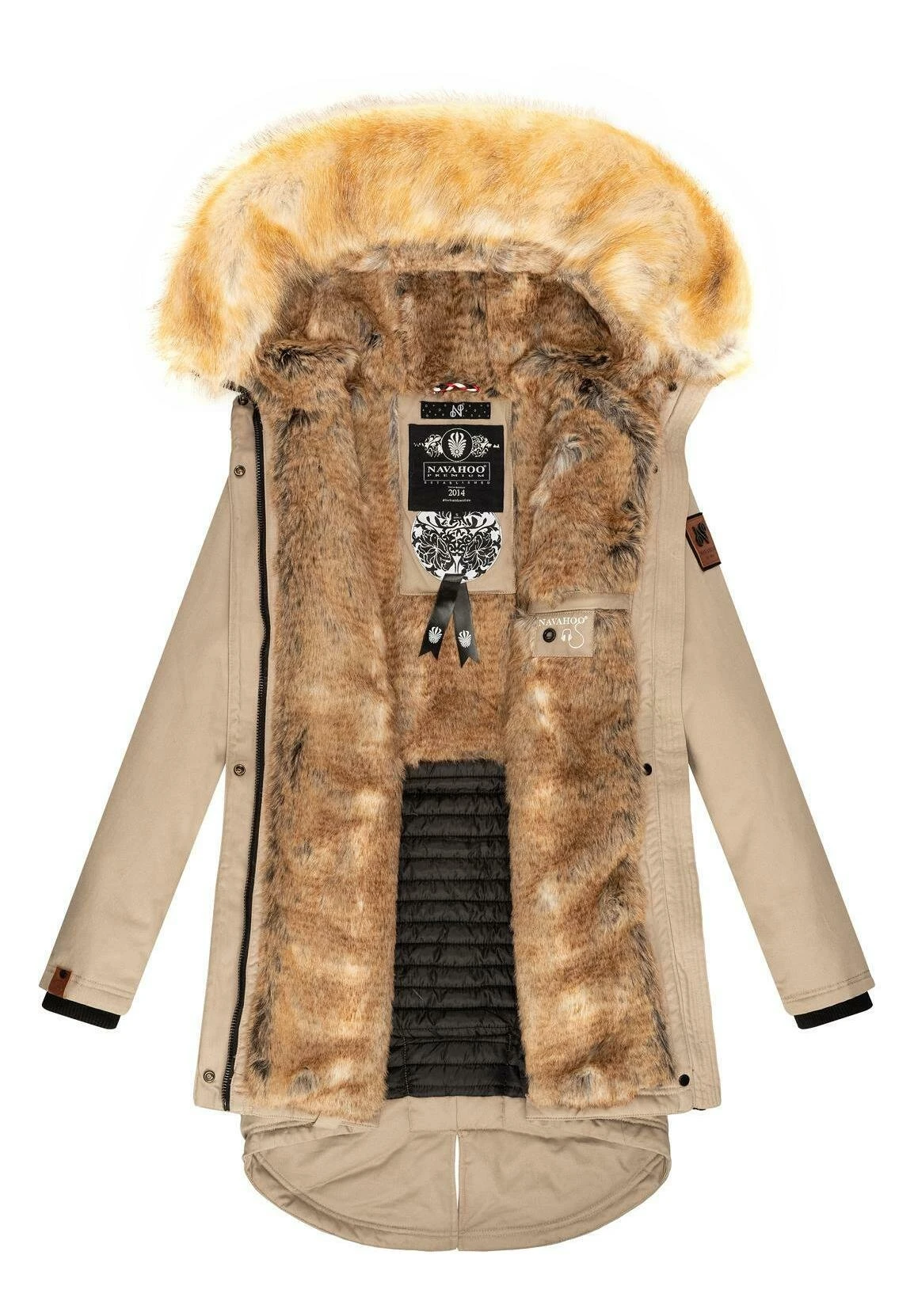 Navahoo Bombii - Winterjas - Taupe 7 Navahoo Bombii - Winterjas - Taupe - Afbeelding 5