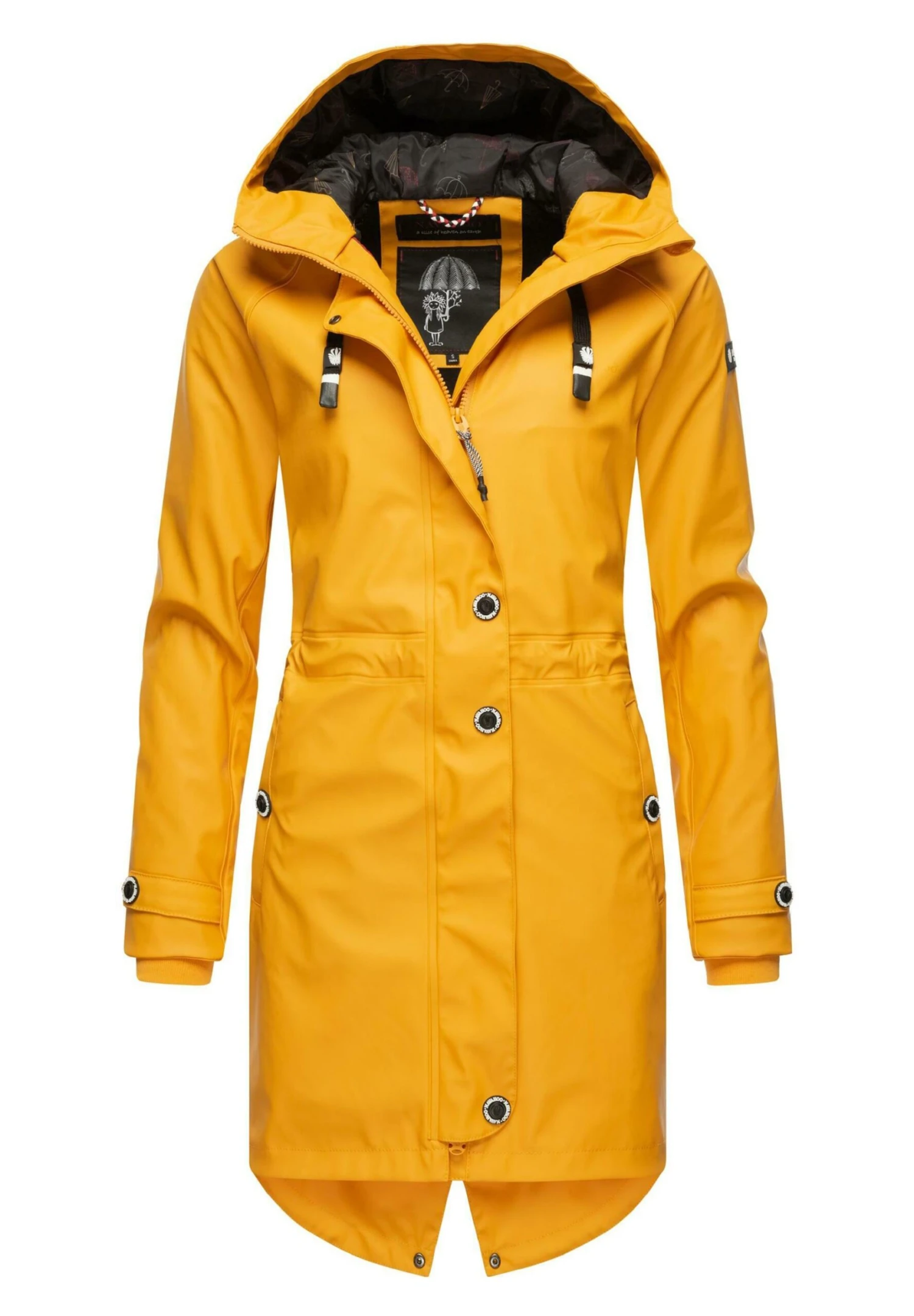Navahoo Rainy Flower - Parka - Amber Yellow 11 Navahoo Rainy Flower - Parka - Amber Yellow - Afbeelding 9