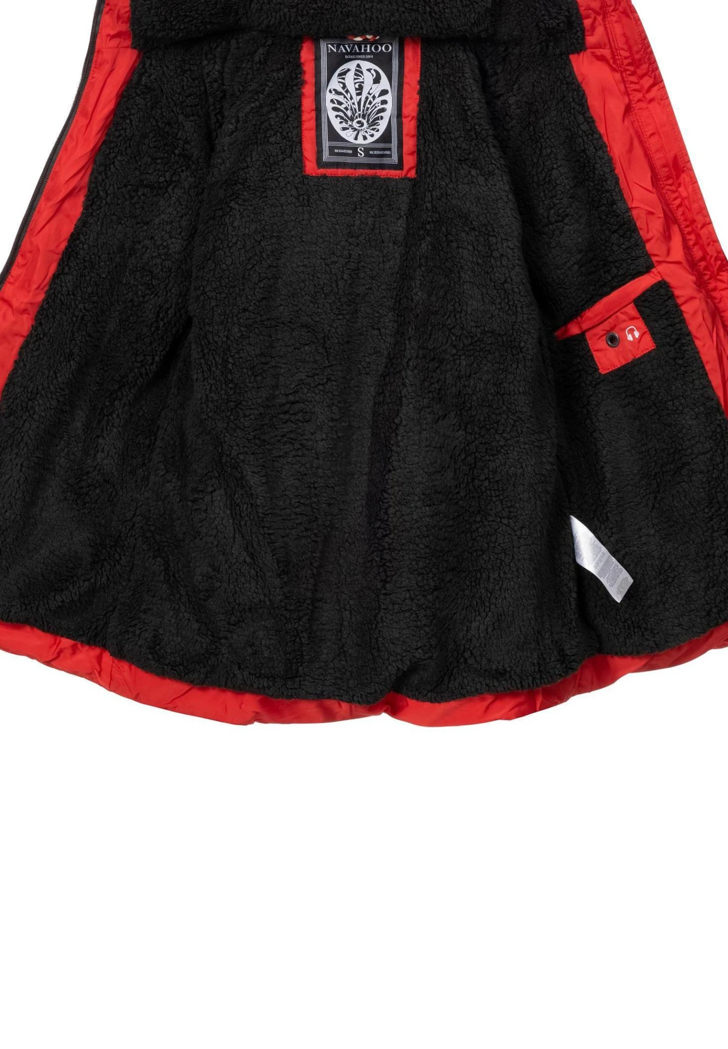 Navahoo Adele - Winterjas - Red 8 Navahoo Adele - Winterjas - Red - Afbeelding 6