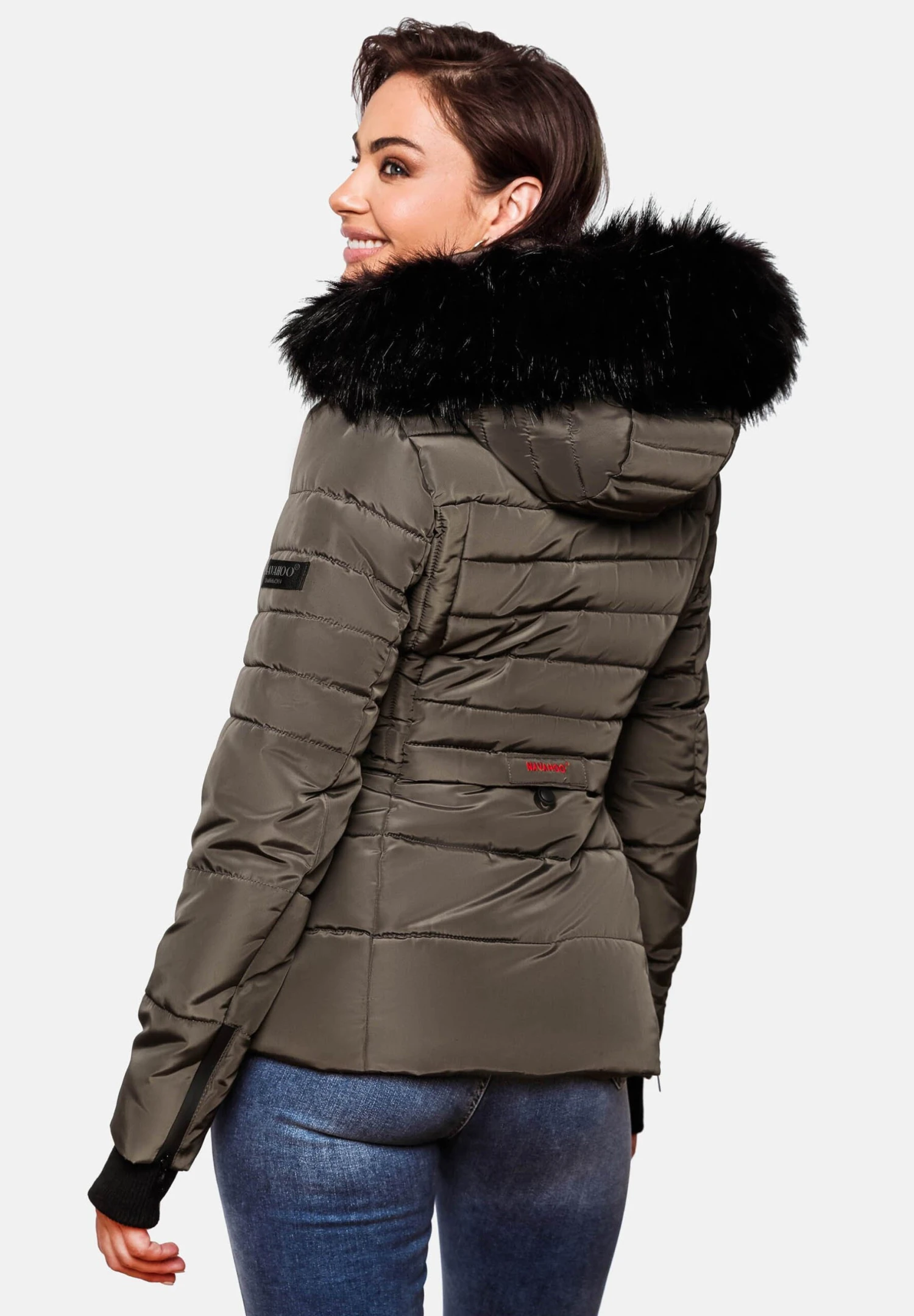 Navahoo Adele - Winterjas - Dark Grey 4 Navahoo Adele - Winterjas - Dark Grey - Afbeelding 2