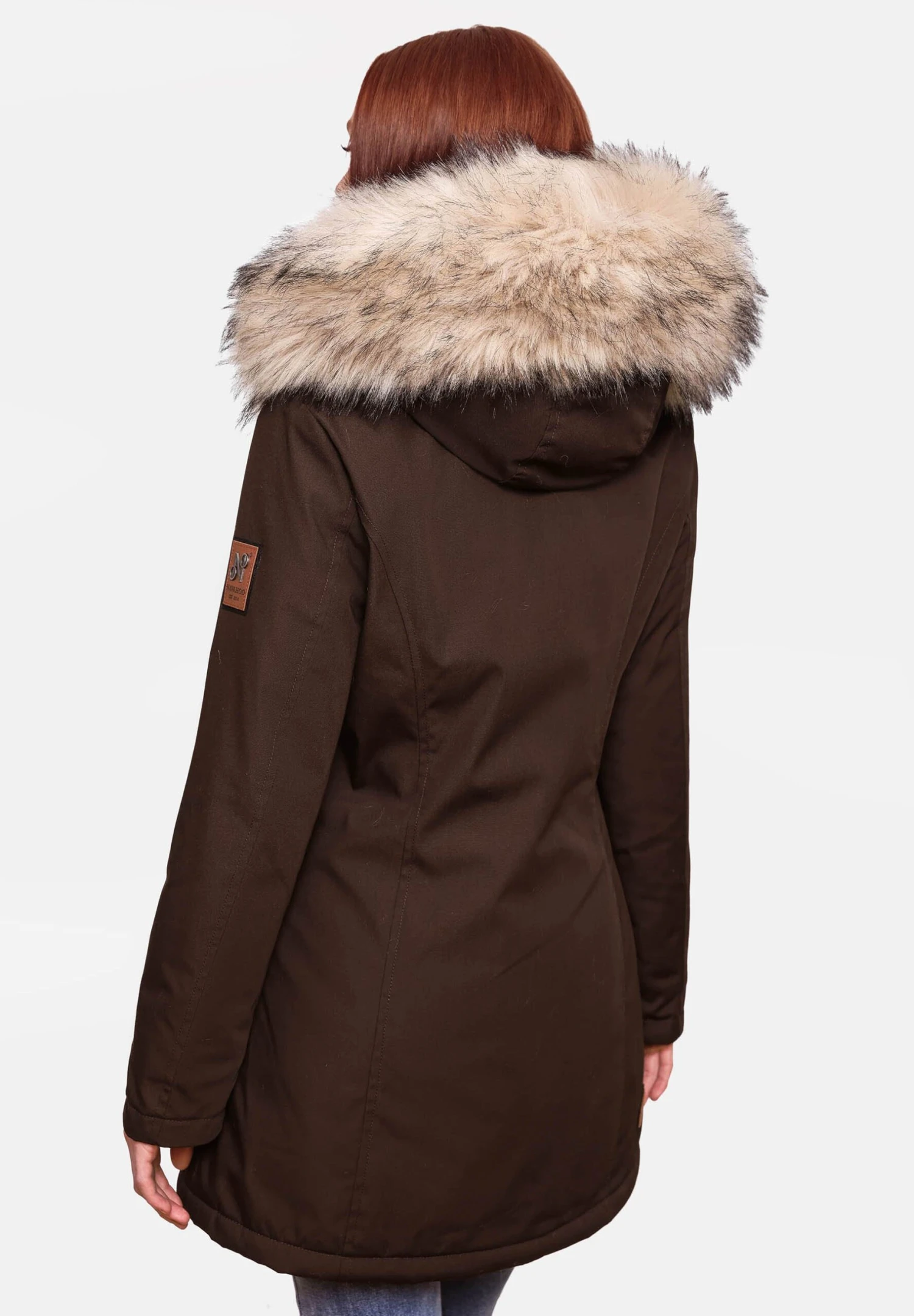 Navahoo Cristal - Winterjas - Dark Choco 4 Navahoo Cristal - Winterjas - Dark Choco - Afbeelding 2