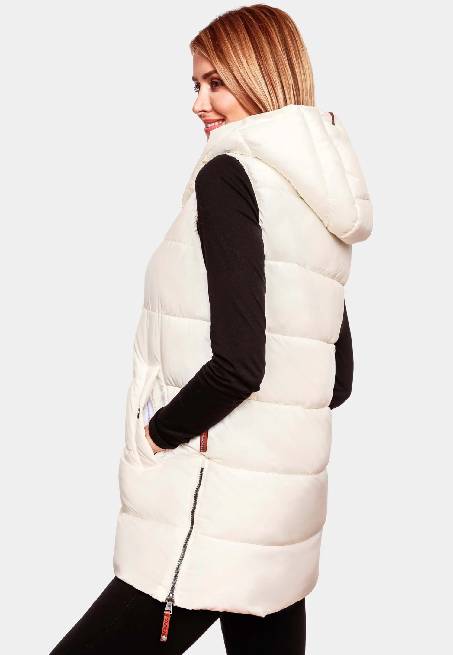 Navahoo Madilynaa - Bodywarmer - Offwhite 6 Navahoo Madilynaa - Bodywarmer - Offwhite - Afbeelding 4