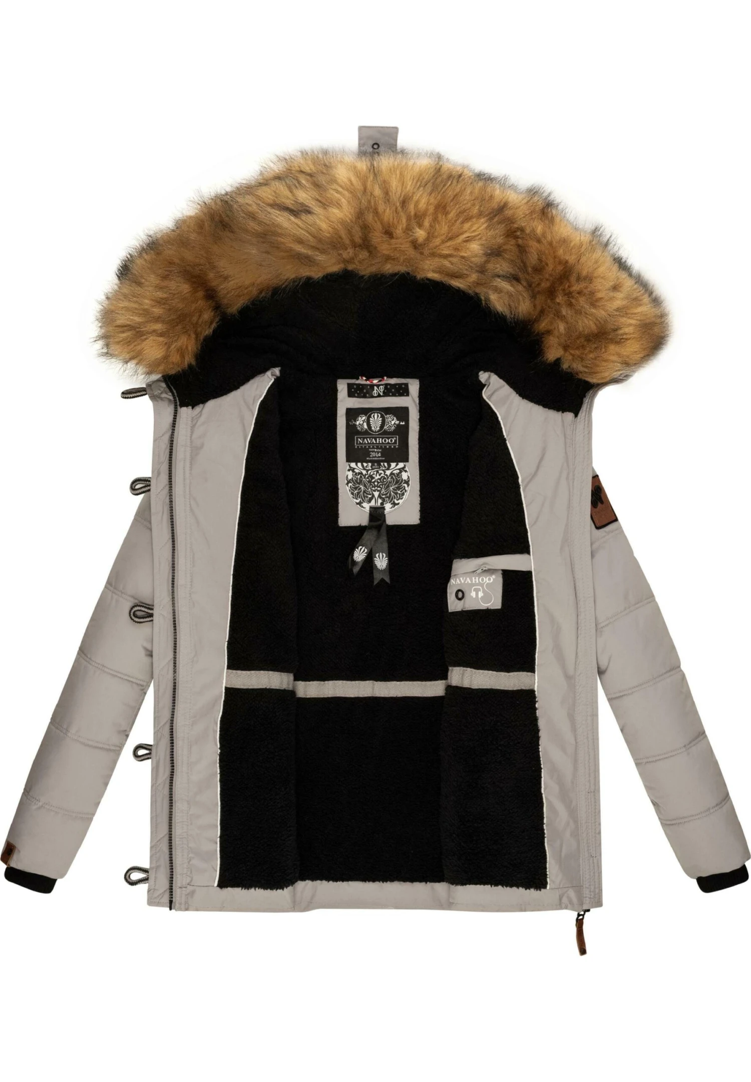 Navahoo Zoja - Winterjas - Zinc Grey 5 Navahoo Zoja - Winterjas - Zinc Grey - Afbeelding 3