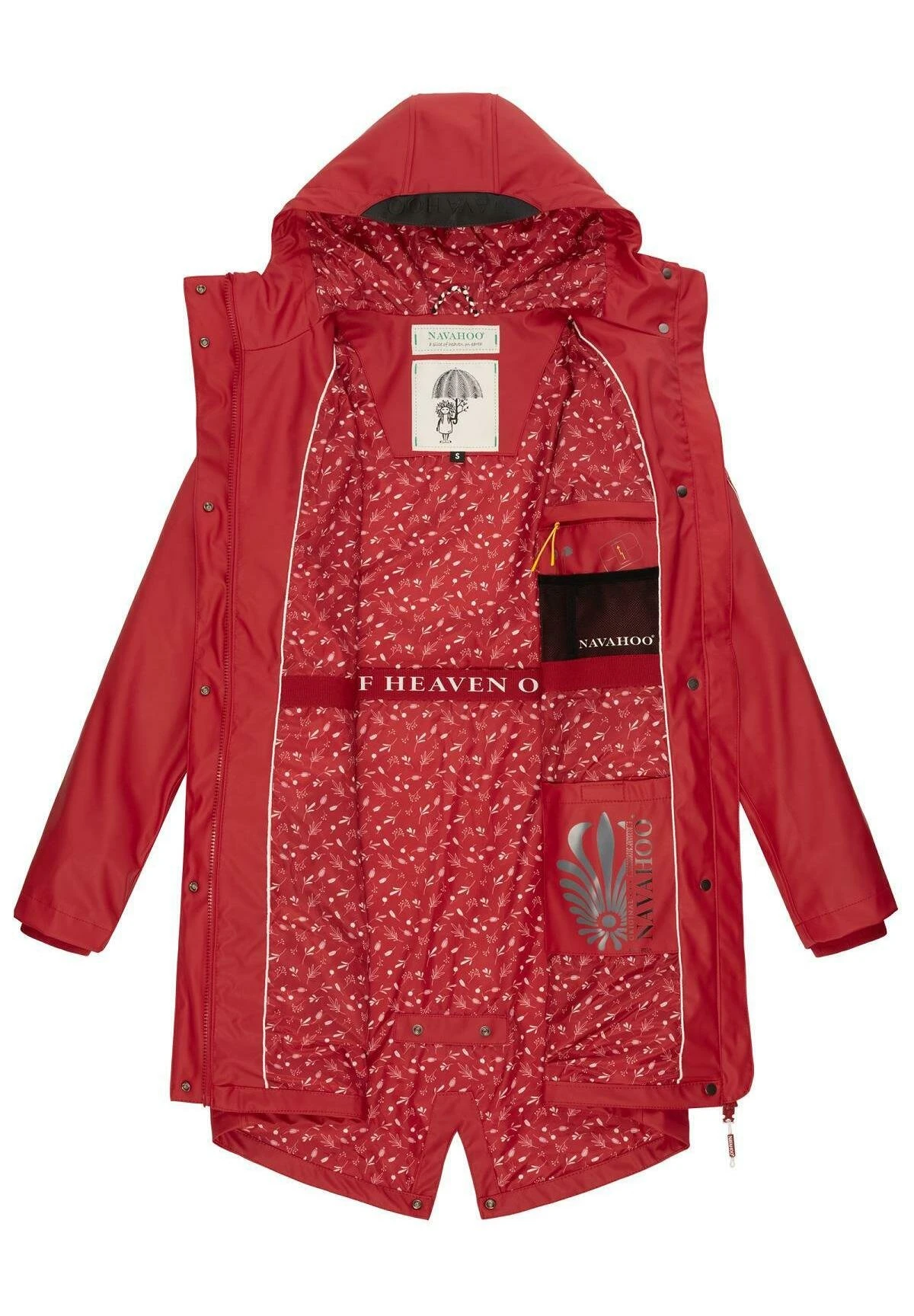 Navahoo Tropical Storm - Parka - Light Red 6 Navahoo Tropical Storm - Parka - Light Red - Afbeelding 4
