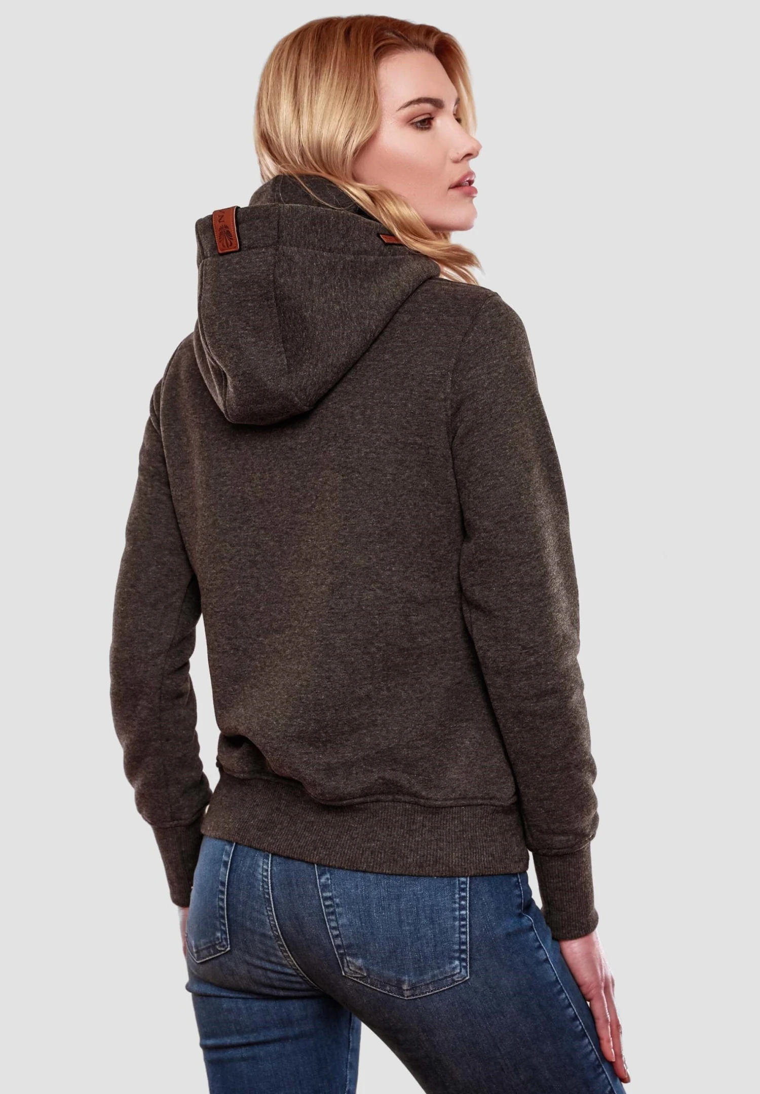 Navahoo Raniaa - Hoodie - Dark Grey Melange 4 Navahoo Raniaa - Hoodie - Dark Grey Melange - Afbeelding 2