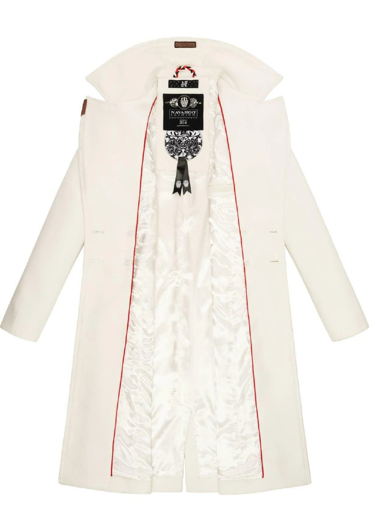 Navahoo Wooly - Halflange Jas - Offwhite 6 Navahoo Wooly - Halflange Jas - Offwhite - Afbeelding 4