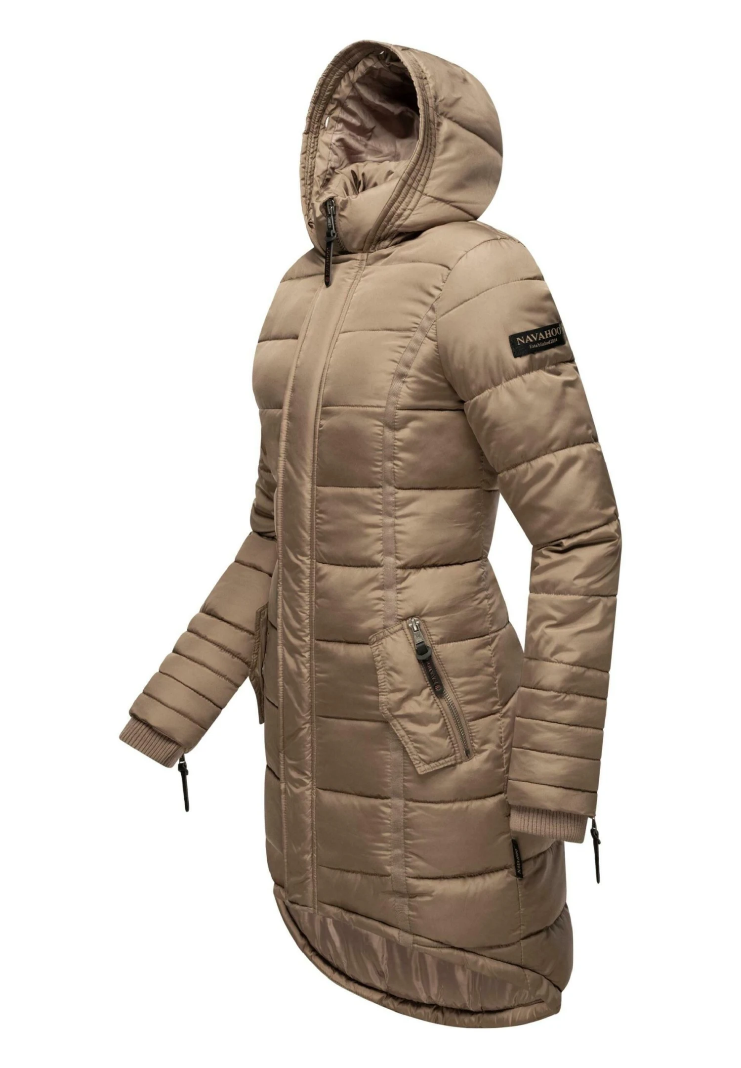 Navahoo Papaya - Winterjas - Taupe 6 Navahoo Papaya - Winterjas - Taupe - Afbeelding 4