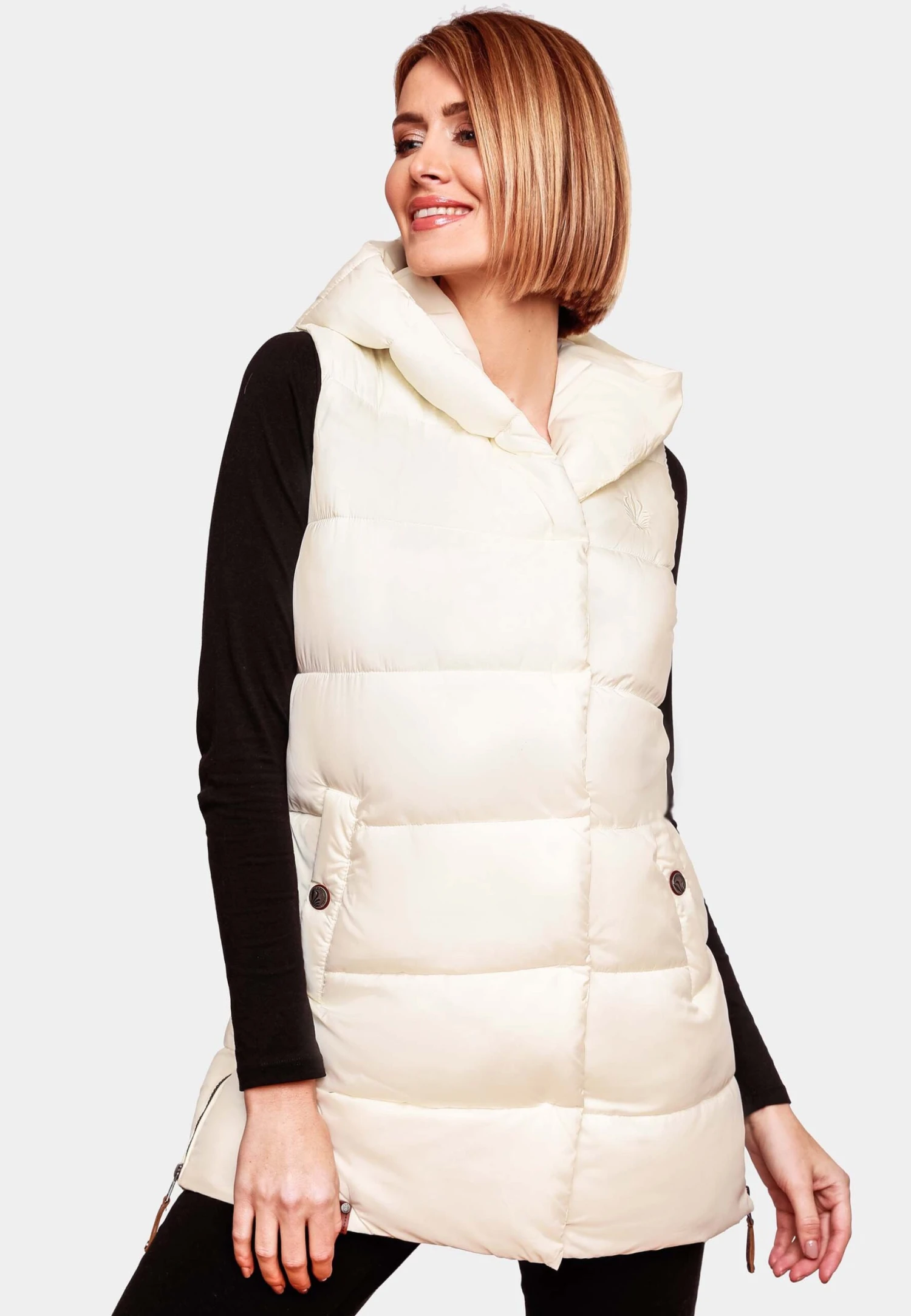 Navahoo Madilynaa - Bodywarmer - Offwhite 3 Navahoo Madilynaa - Bodywarmer - Offwhite