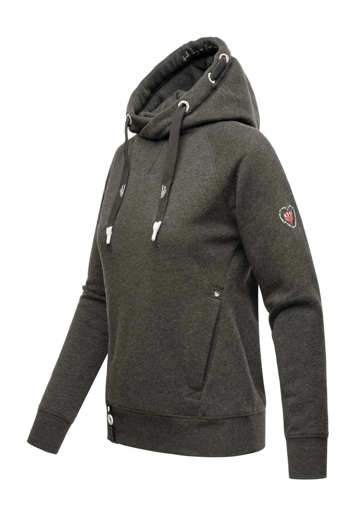 Navahoo Liebesmäuschen - Hoodie - Dark Grey Melange 6 Navahoo Liebesmäuschen - Hoodie - Dark Grey Melange - Afbeelding 4