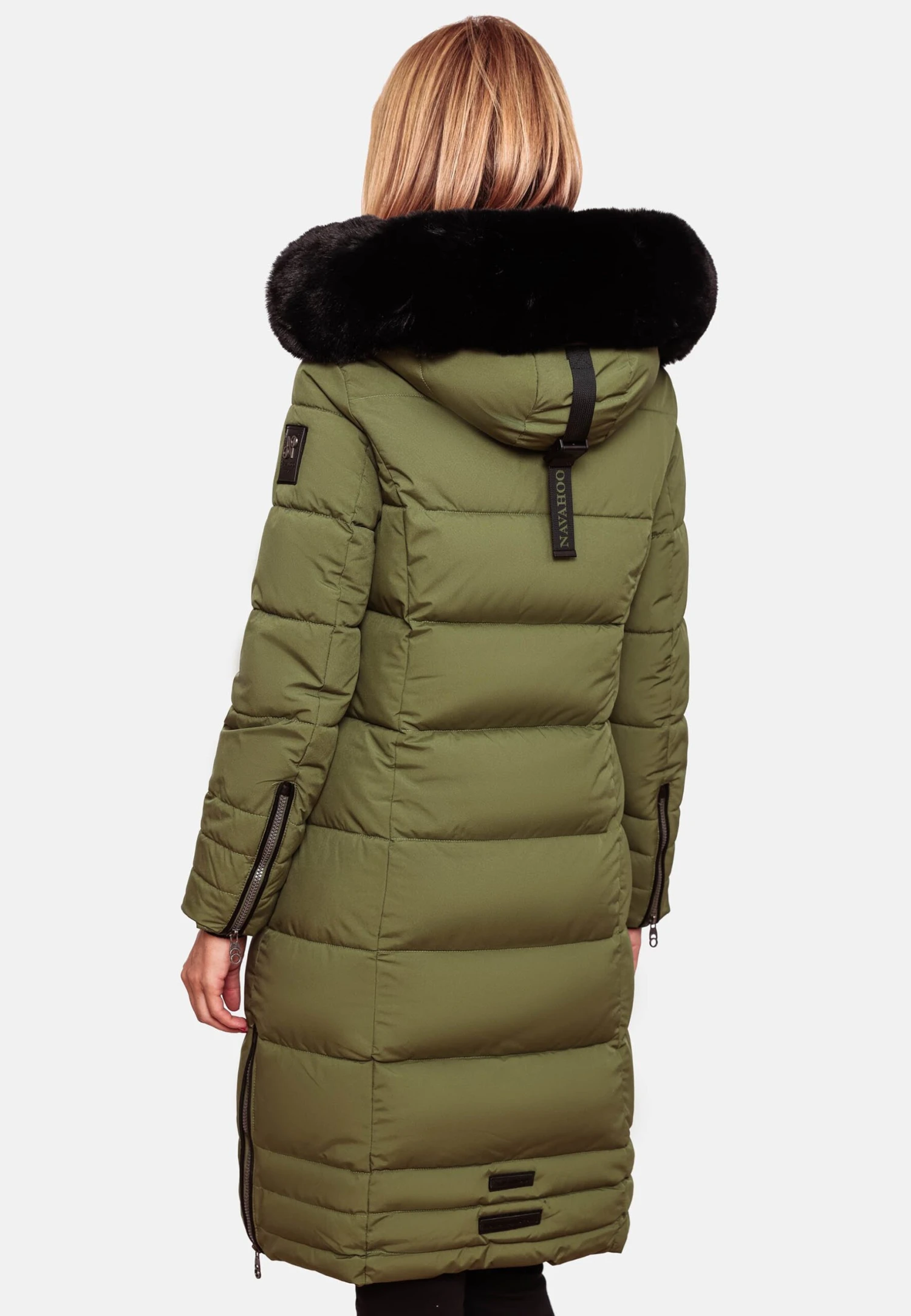 Navahoo Fahmiyaa - Winterjas - Dusty Olive 4 Navahoo Fahmiyaa - Winterjas - Dusty Olive - Afbeelding 2