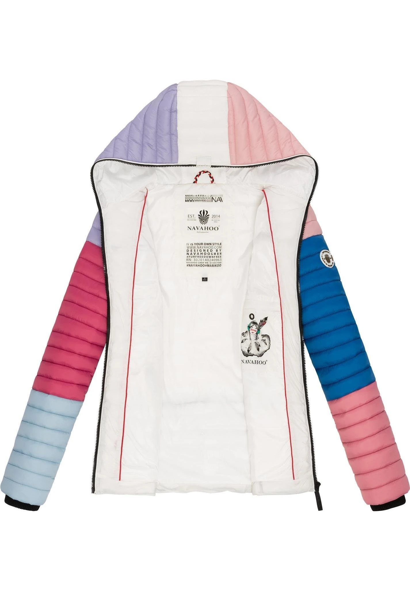 Navahoo Winterjas - Multicolour Dark 5 Navahoo Winterjas - Multicolour Dark - Afbeelding 3