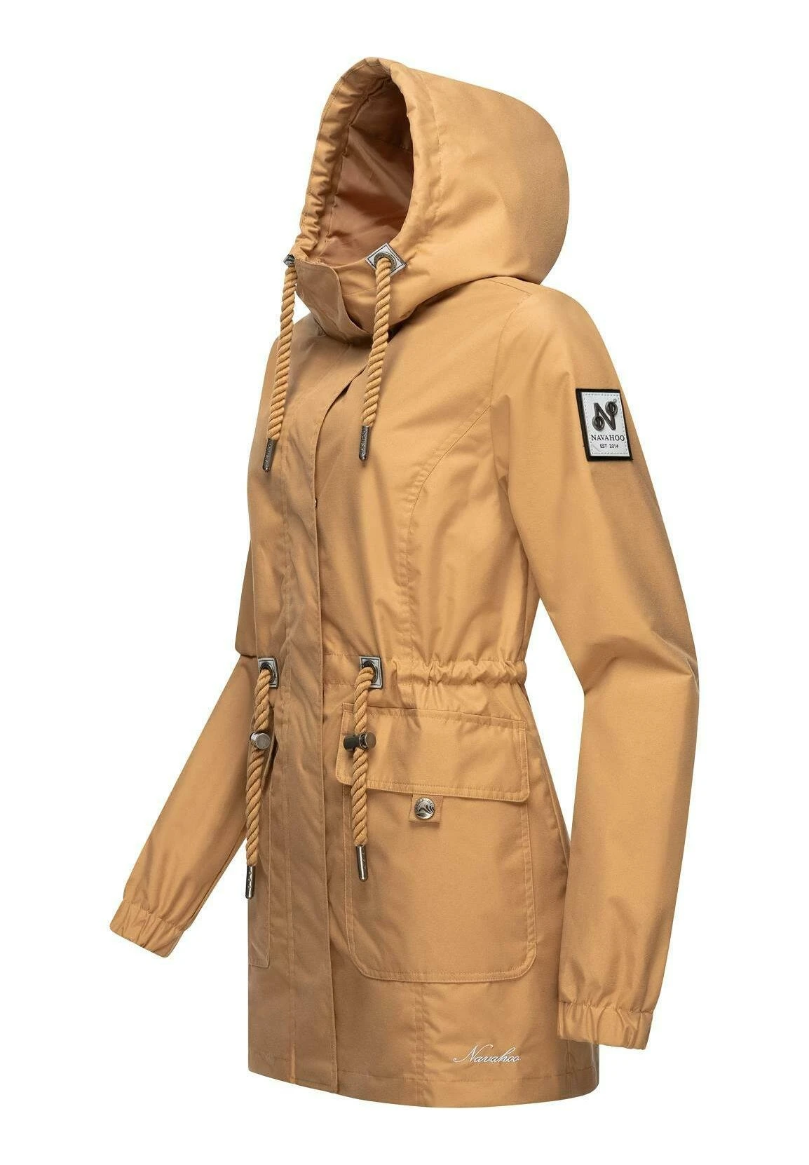 Navahoo Übergangs Neophee - Parka - Camel 4 Navahoo Übergangs Neophee - Parka - Camel - Afbeelding 2