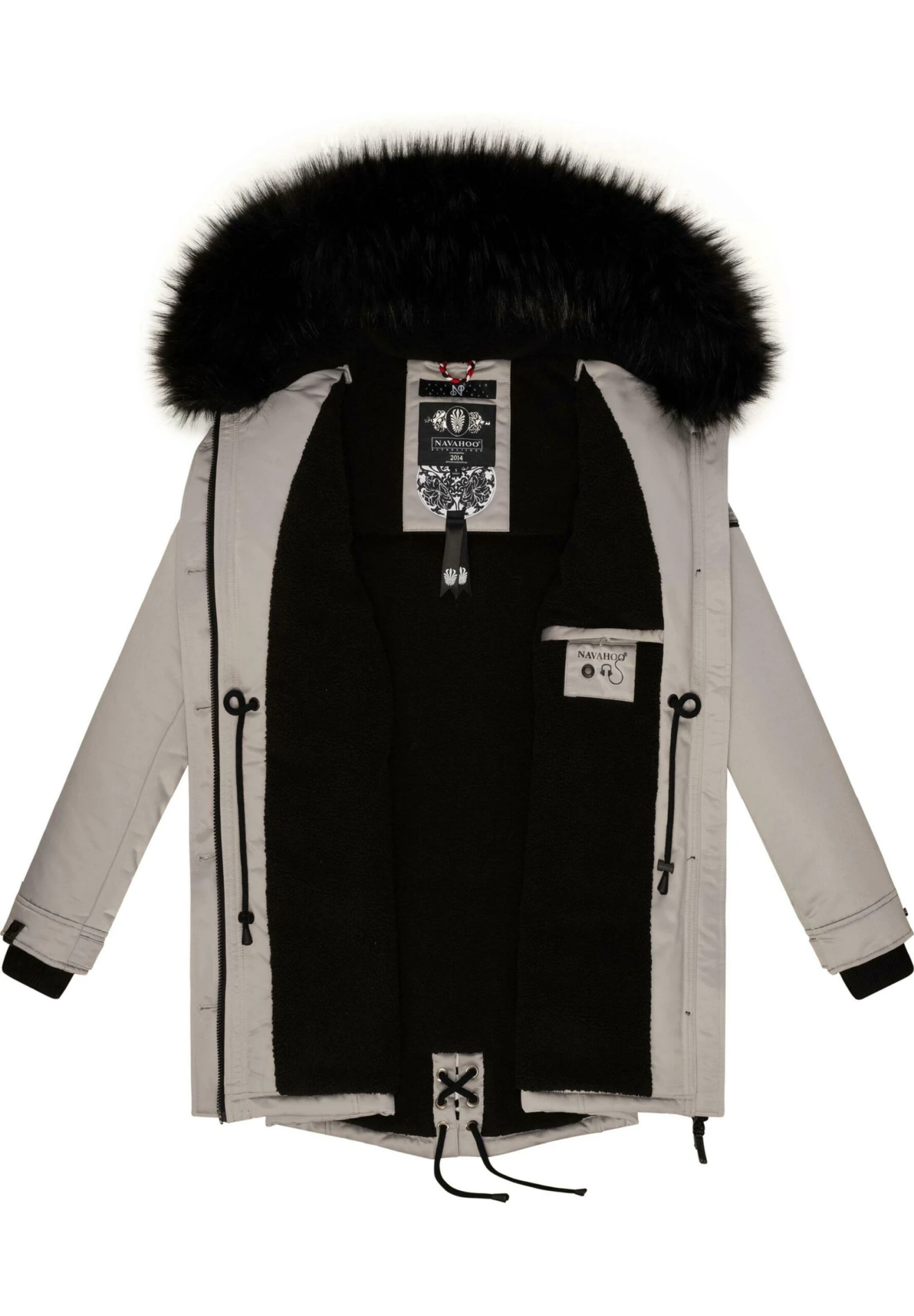 Navahoo Luluna - Winterjas - Zinc Grey 7 Navahoo Luluna - Winterjas - Zinc Grey - Afbeelding 5