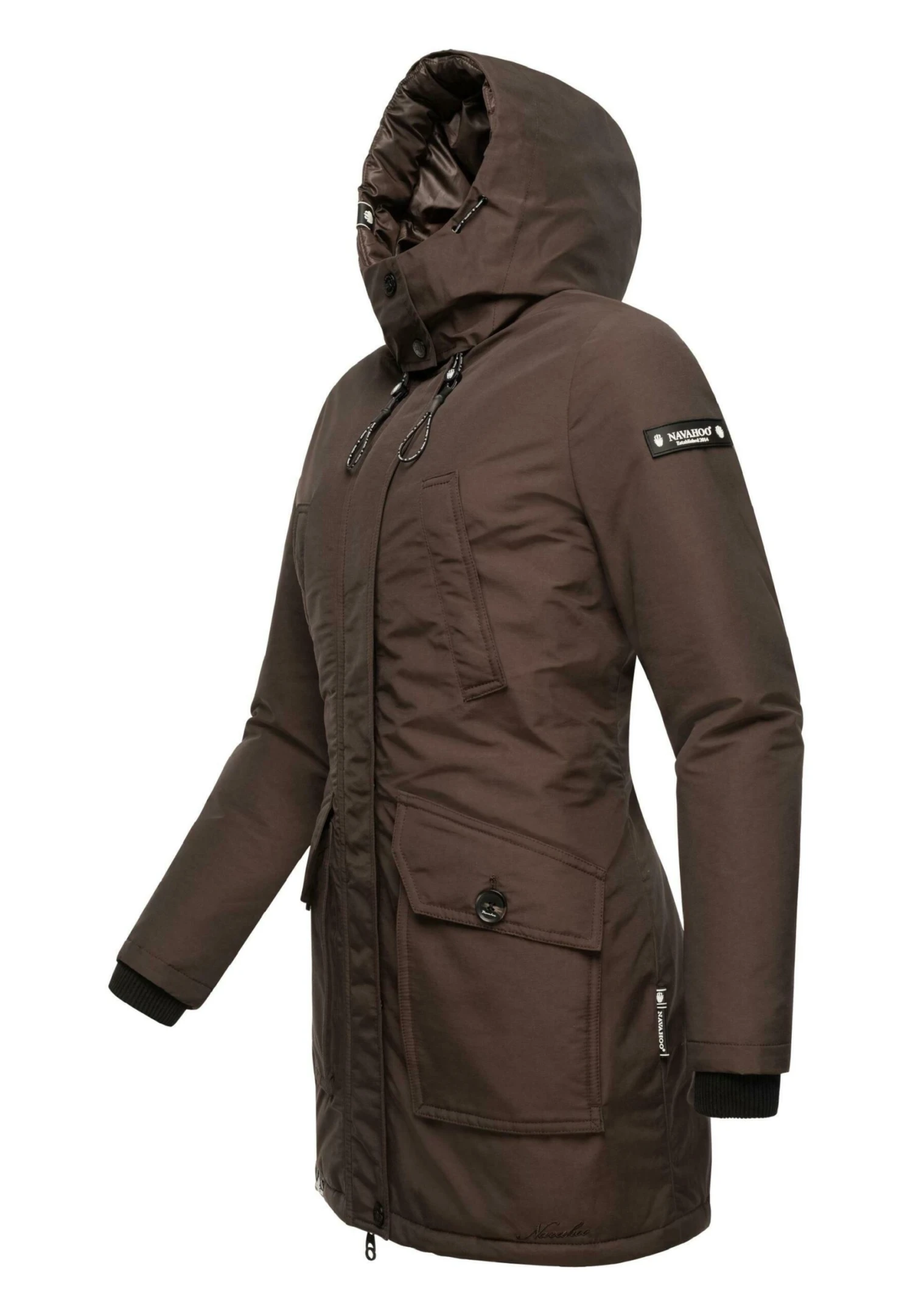 Navahoo Blizzardstorm - Parka - Dark Choco 4 Navahoo Blizzardstorm - Parka - Dark Choco - Afbeelding 2