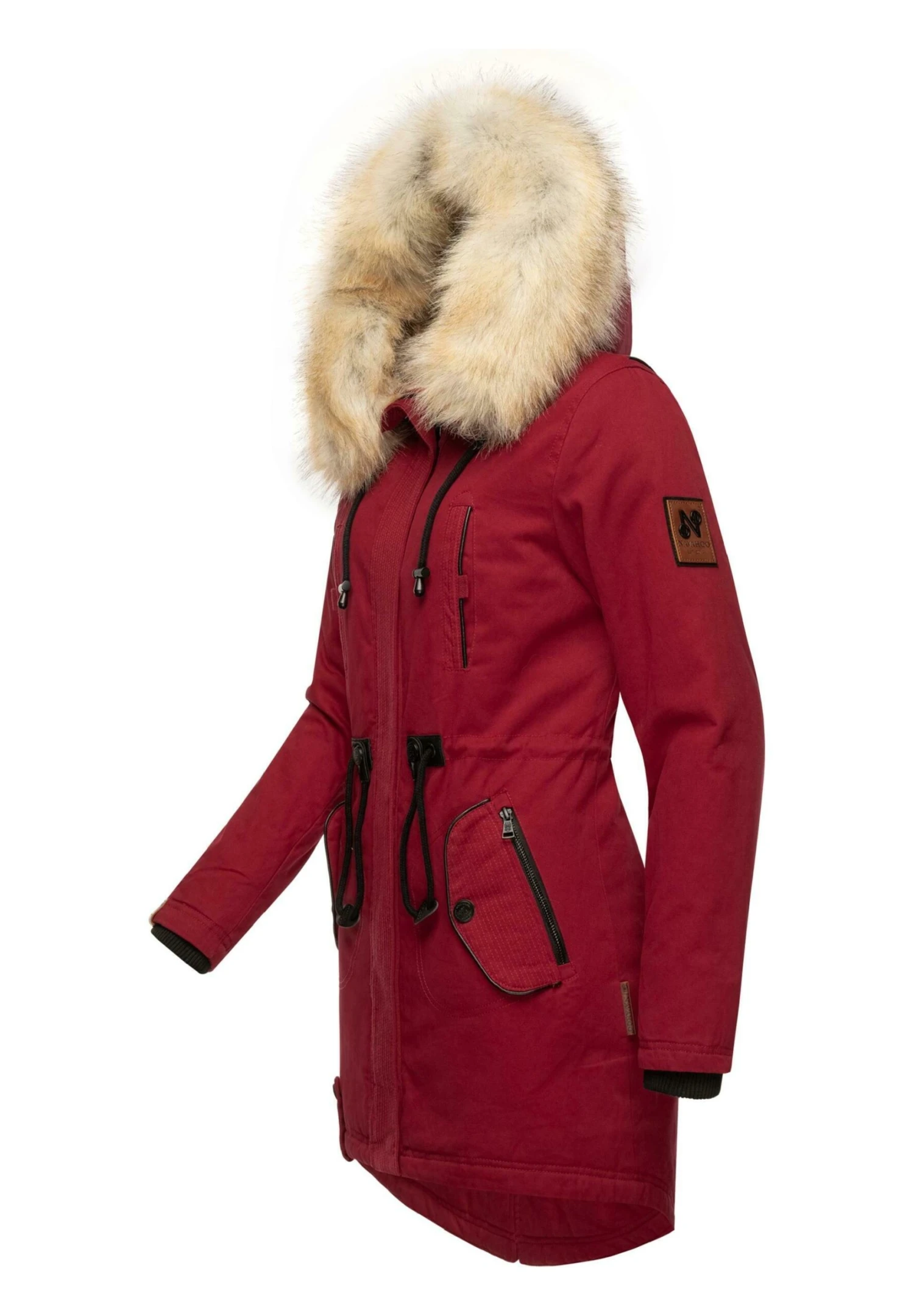 Navahoo Bombii - Winterjas - Blood Red 4 Navahoo Bombii - Winterjas - Blood Red - Afbeelding 2