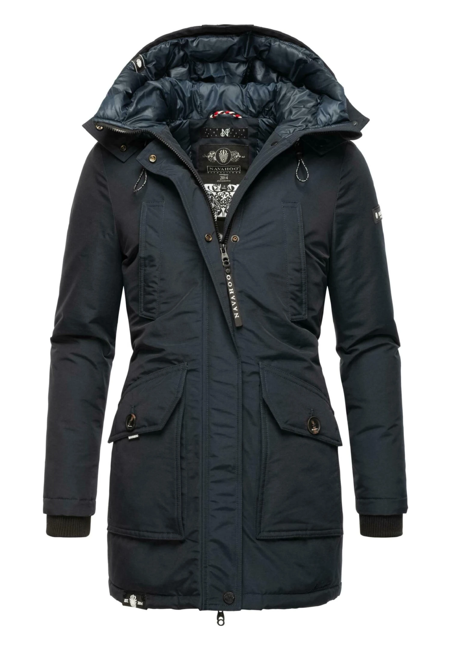 Navahoo Blizzardstorm - Parka - Dark Blue 6 Navahoo Blizzardstorm - Parka - Dark Blue - Afbeelding 4