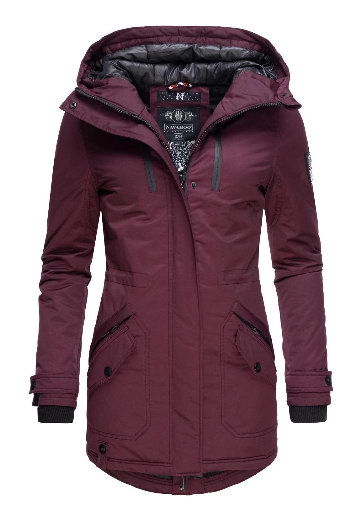 Navahoo Avrille Ii - Winterjas - Burgundy 6 Navahoo Avrille Ii - Winterjas - Burgundy - Afbeelding 4