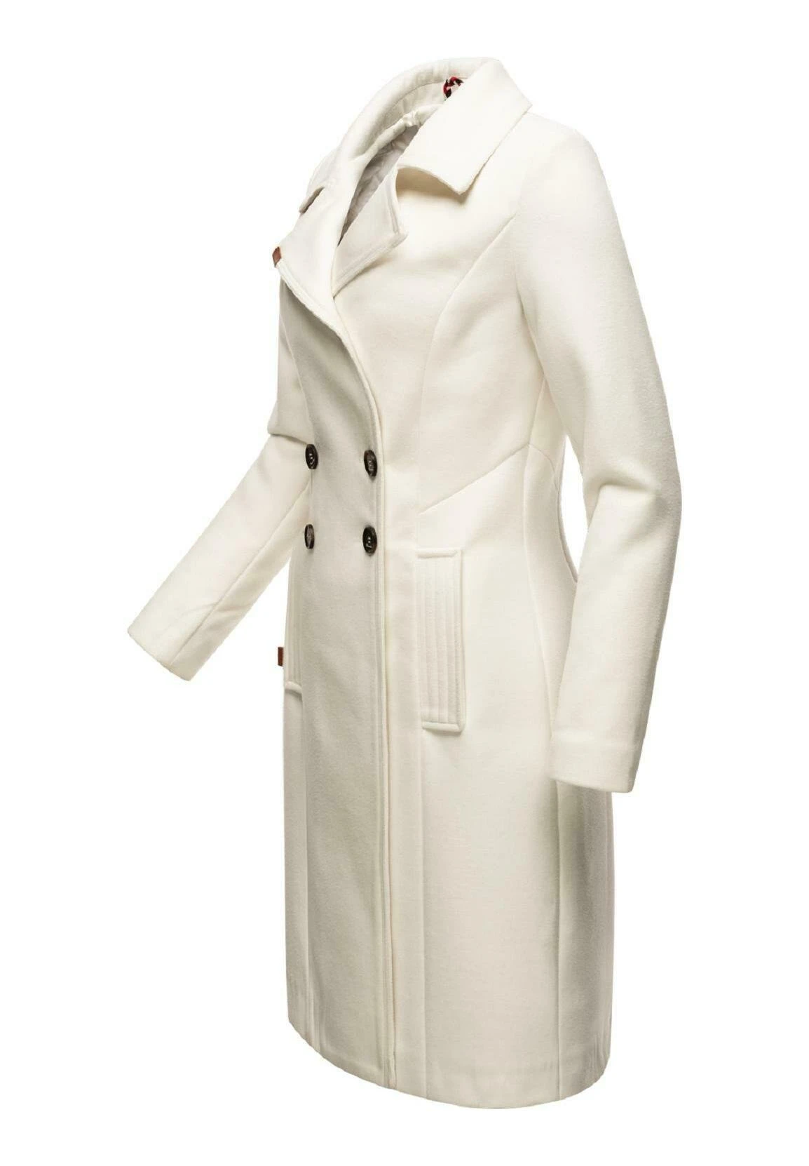 Navahoo Wooly - Halflange Jas - Offwhite 5 Navahoo Wooly - Halflange Jas - Offwhite - Afbeelding 3