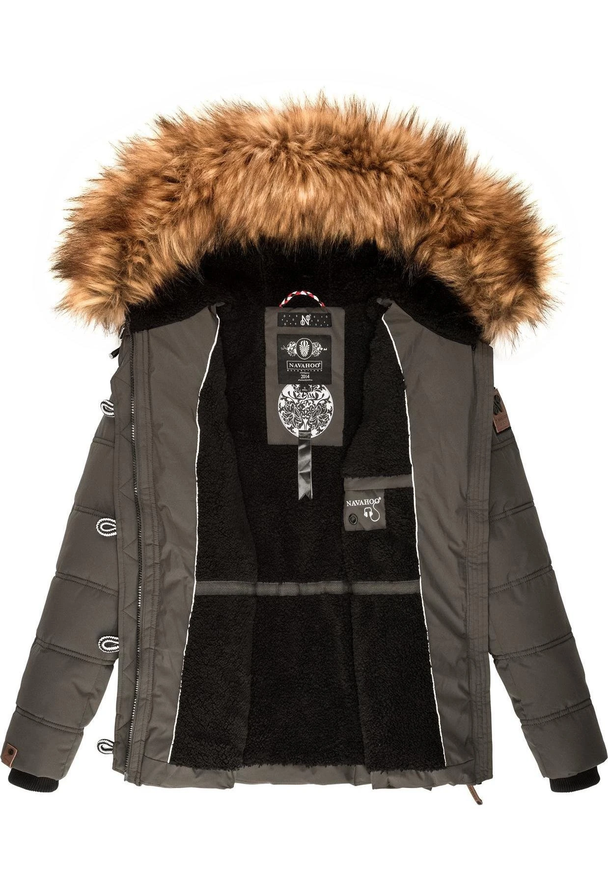 Navahoo Zoja - Winterjas - Anthracite 8 Navahoo Zoja - Winterjas - Anthracite - Afbeelding 6