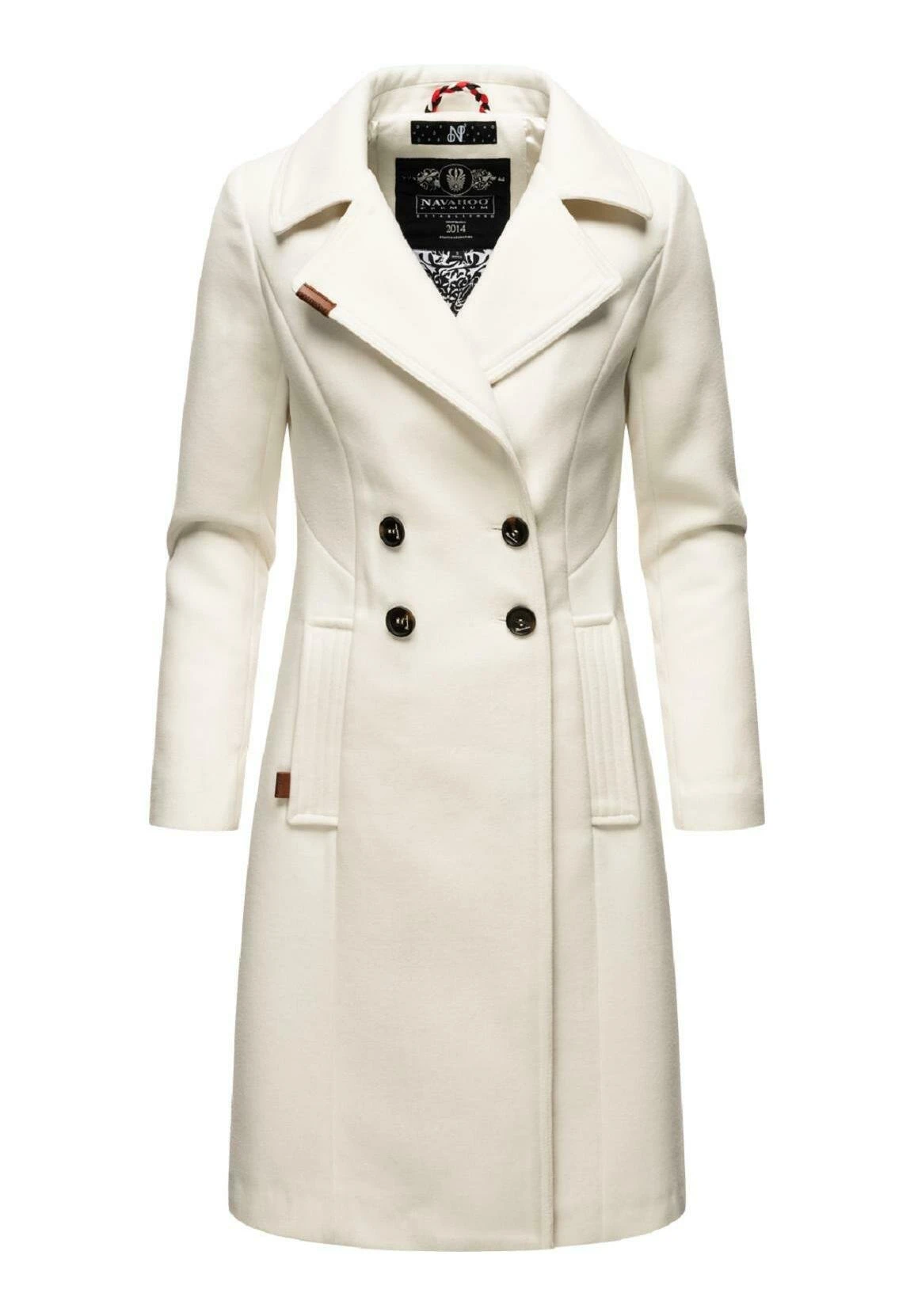 Navahoo Wooly - Halflange Jas - Offwhite 3 Navahoo Wooly - Halflange Jas - Offwhite