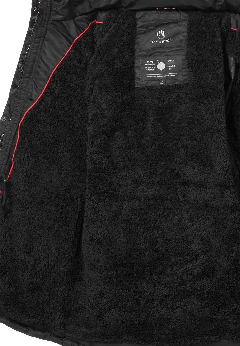 Navahoo Schätzchen - Winterjas - Black 6 Navahoo Schätzchen - Winterjas - Black - Afbeelding 4