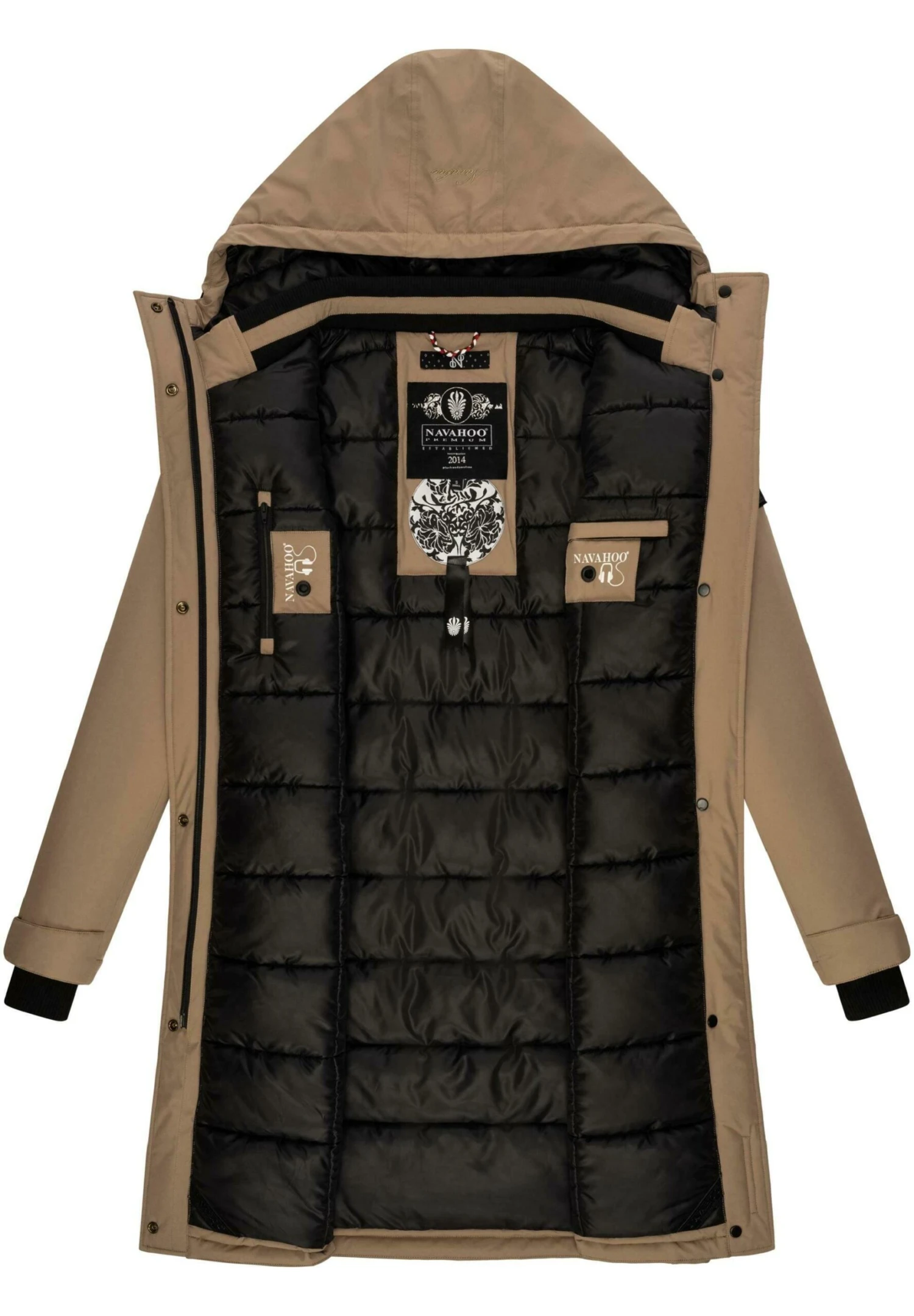 Navahoo Letiziaa - Winterjas - Taupe 8 Navahoo Letiziaa - Winterjas - Taupe - Afbeelding 6