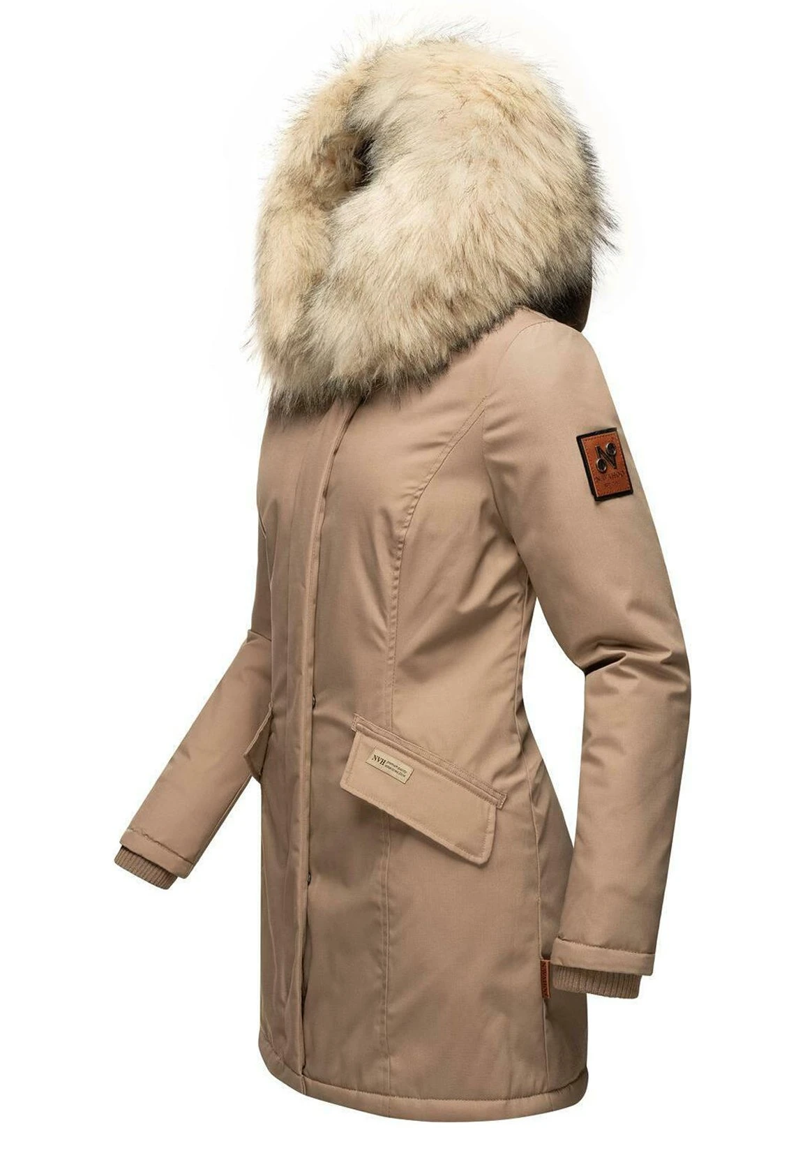 Navahoo Cristal - Winterjas - Taupe Grey 9 Navahoo Cristal - Winterjas - Taupe Grey - Afbeelding 7