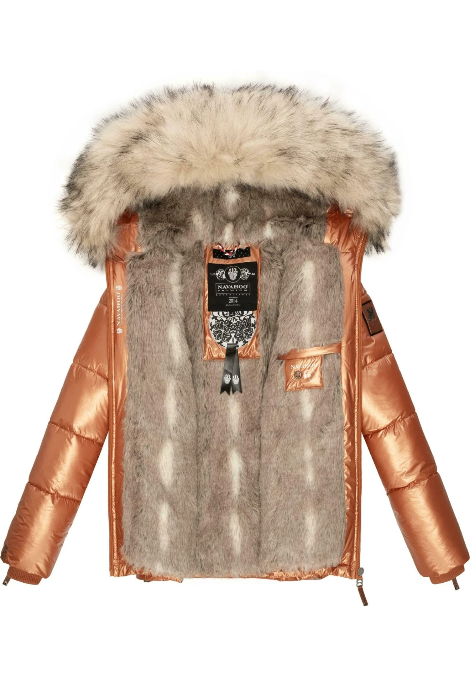 Navahoo Tikunaa - Winterjas - Rusty Cinnamon 6 Navahoo Tikunaa - Winterjas - Rusty Cinnamon - Afbeelding 4