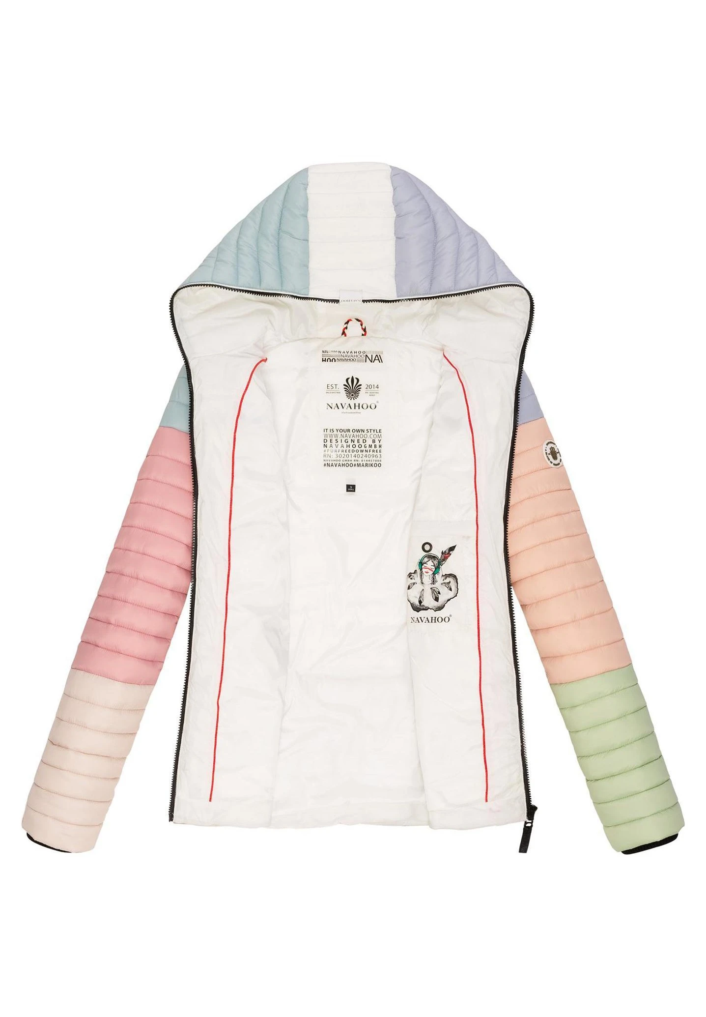 Navahoo Jas - Multicolour Pastel 10 Navahoo Jas - Multicolour Pastel - Afbeelding 8