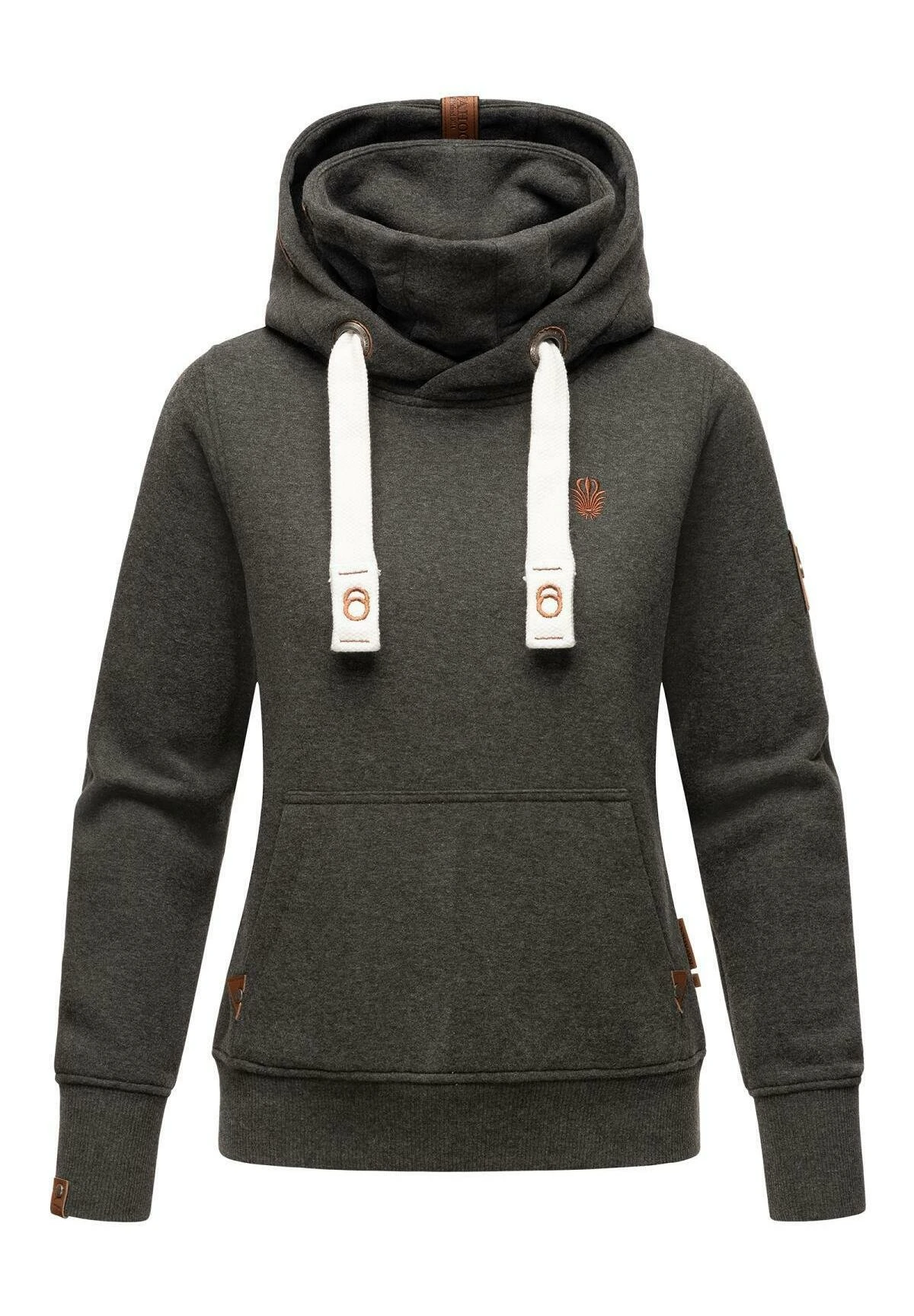 Navahoo Raniaa - Hoodie - Dark Grey Melange 6 Navahoo Raniaa - Hoodie - Dark Grey Melange - Afbeelding 4