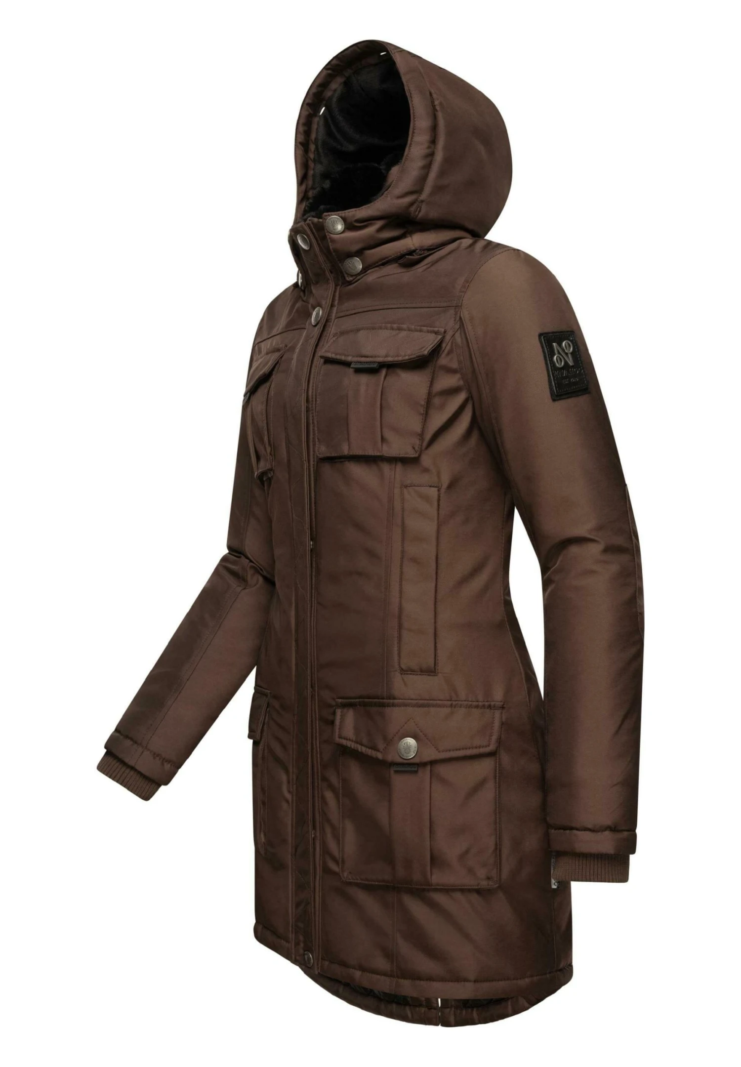 Navahoo Tiniis - Winterjas - Dark Choco 7 Navahoo Tiniis - Winterjas - Dark Choco - Afbeelding 5