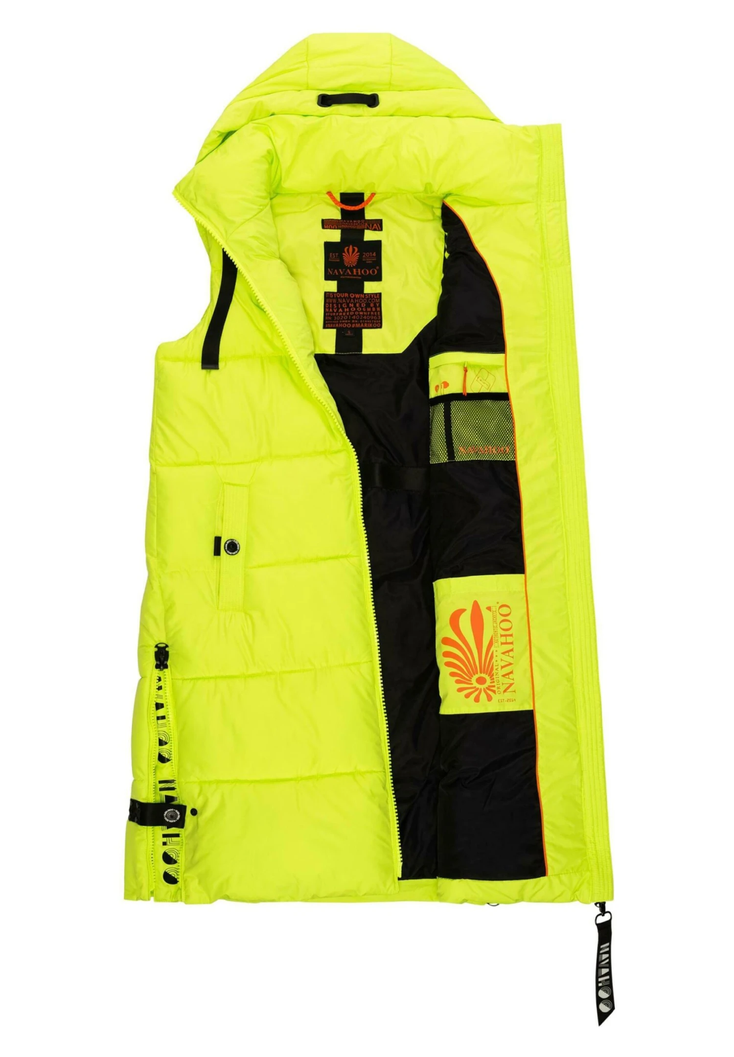 Navahoo Schnuffelchen - Bodywarmer - Neon Green 11 Navahoo Schnuffelchen - Bodywarmer - Neon Green - Afbeelding 9