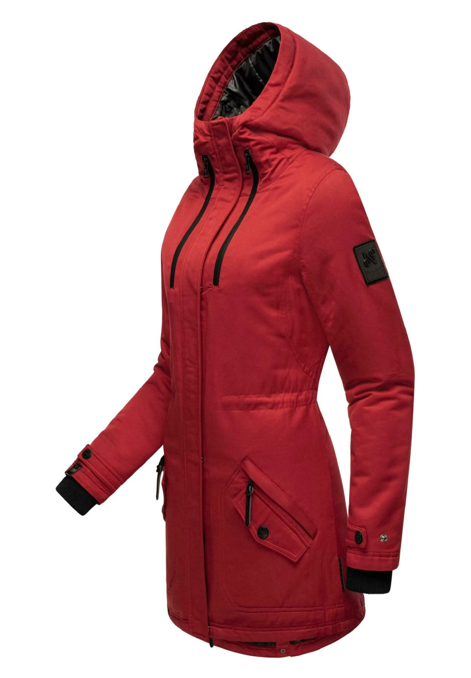 Navahoo Avrille Ii - Winterjas - Blood Red 8 Navahoo Avrille Ii - Winterjas - Blood Red - Afbeelding 6