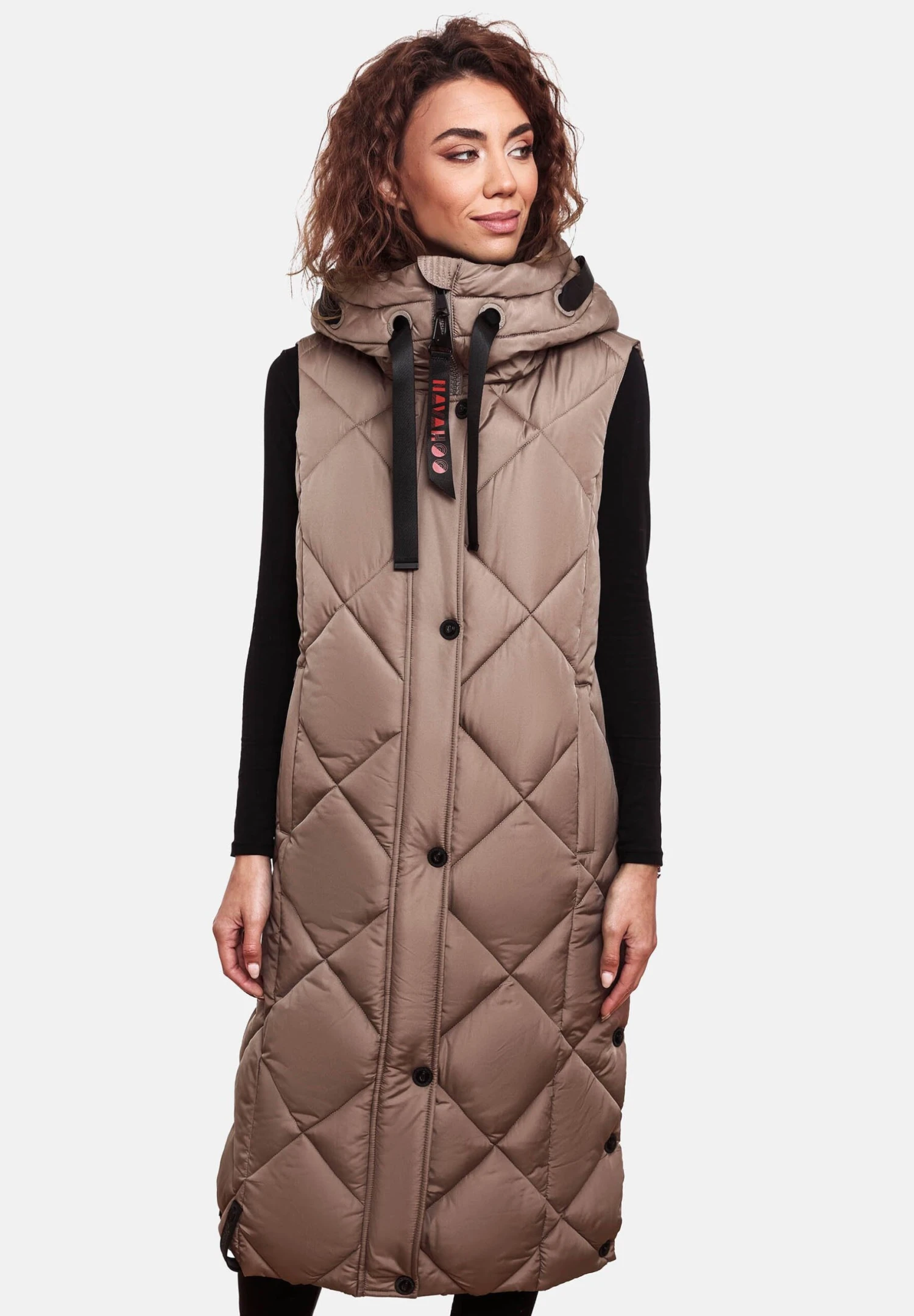 Navahoo Schnuckel - Bodywarmer - Dark Taupe 3 Navahoo Schnuckel - Bodywarmer - Dark Taupe
