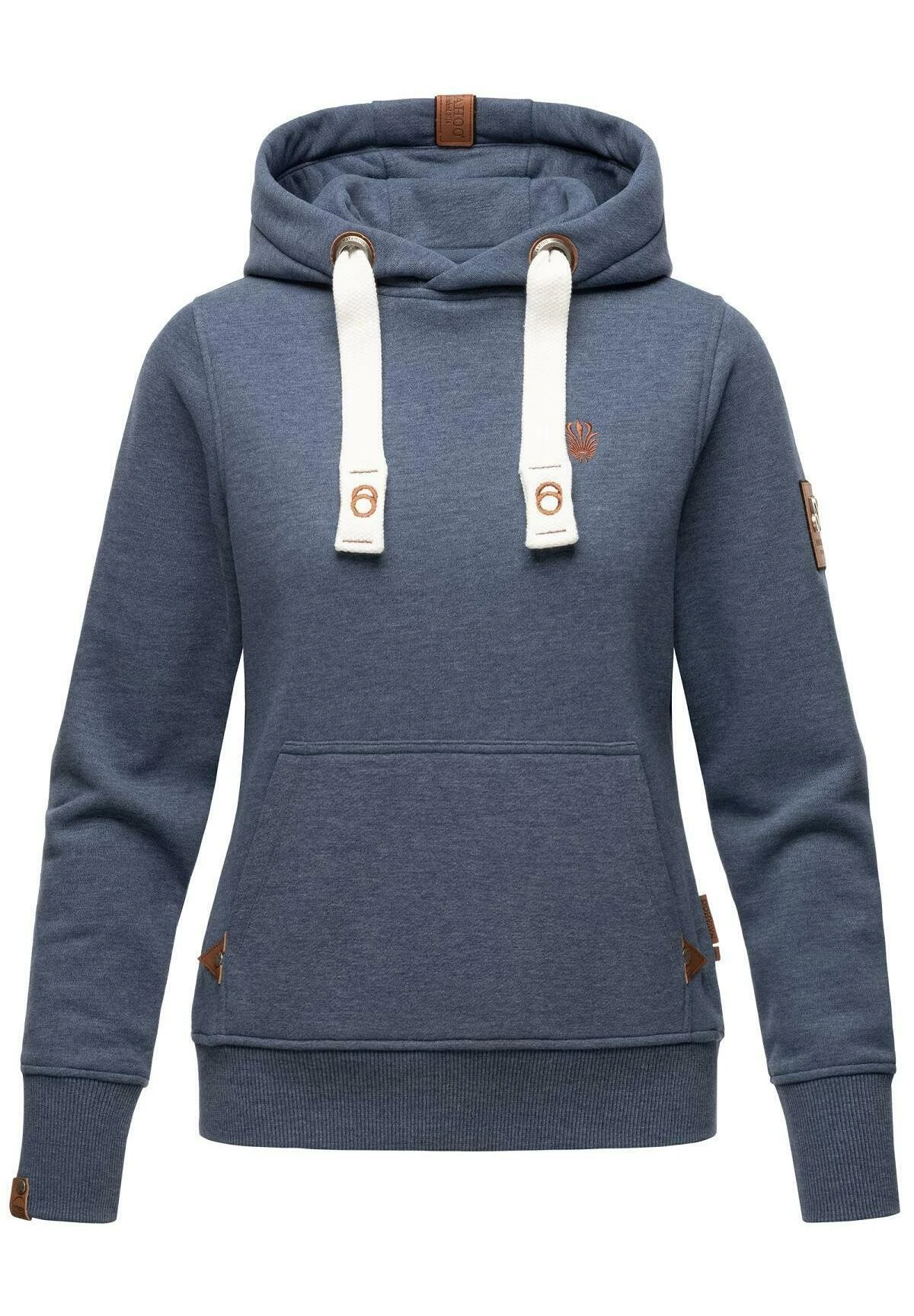 Navahoo Damlaa - Hoodie - Dusty Blue Melange 3 Navahoo Damlaa - Hoodie - Dusty Blue Melange