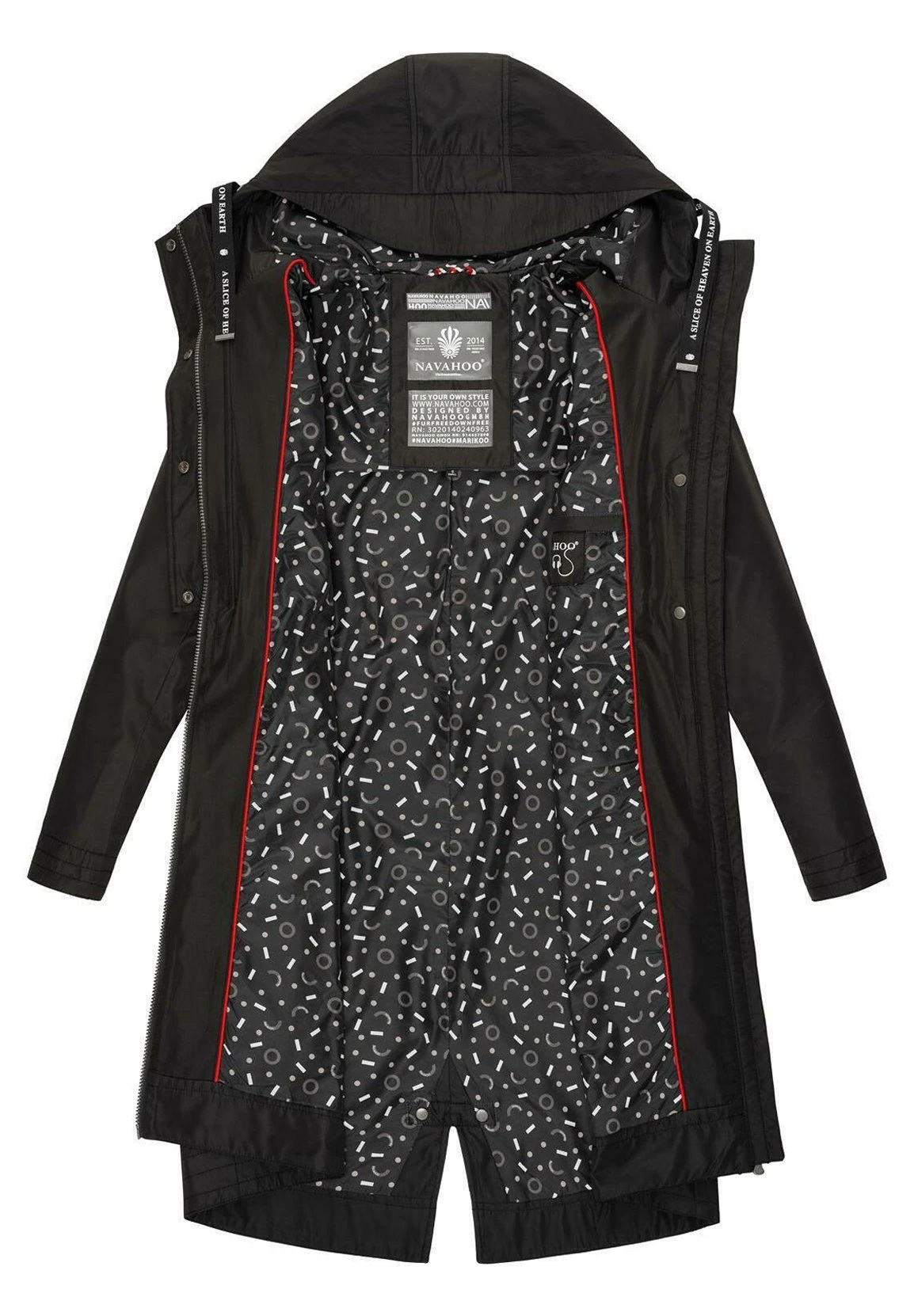 Navahoo Josinaa - Parka - Black 6 Navahoo Josinaa - Parka - Black - Afbeelding 4