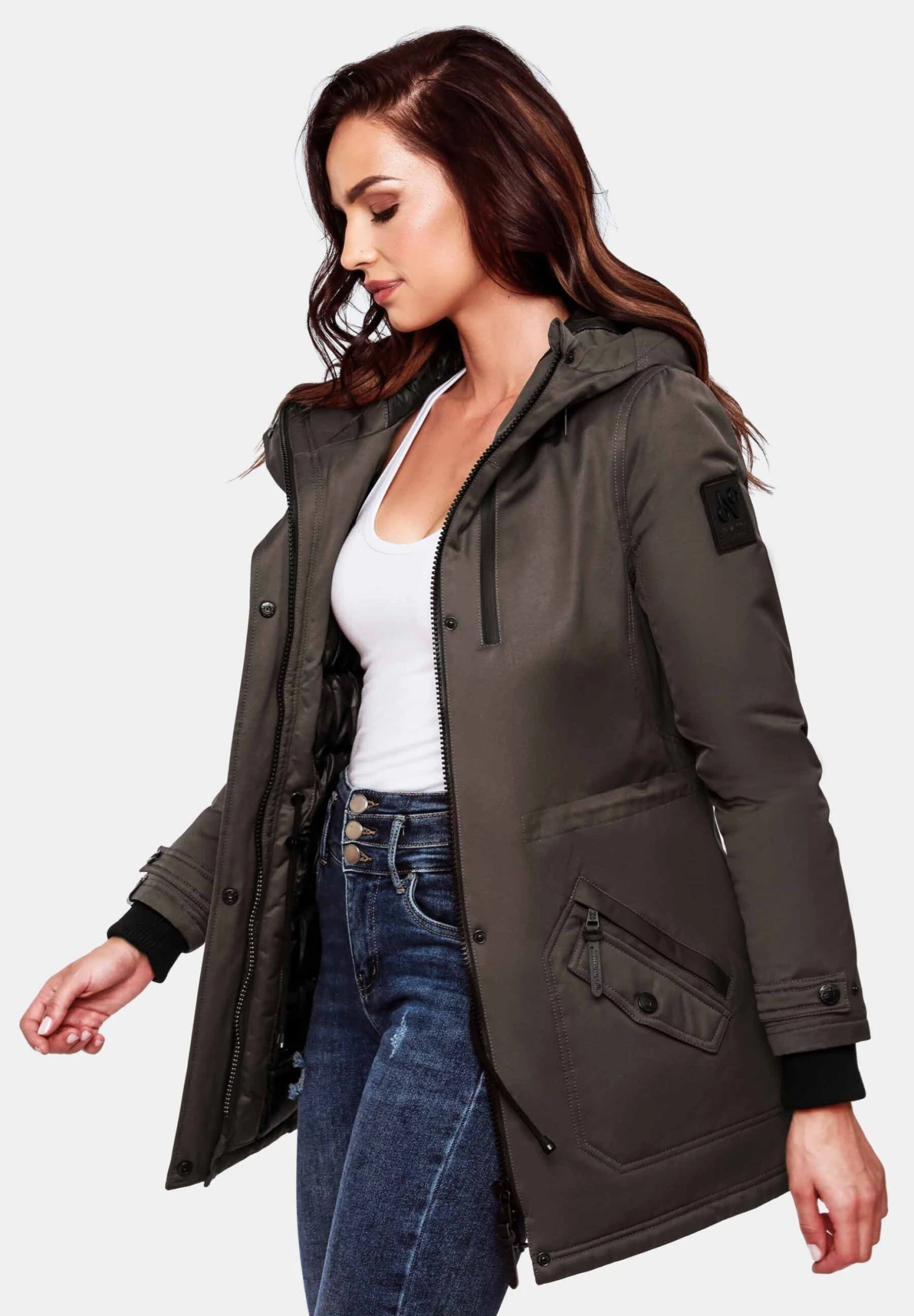 Navahoo Avrille Ii - Winterjas - Dark Grey 6 Navahoo Avrille Ii - Winterjas - Dark Grey - Afbeelding 4