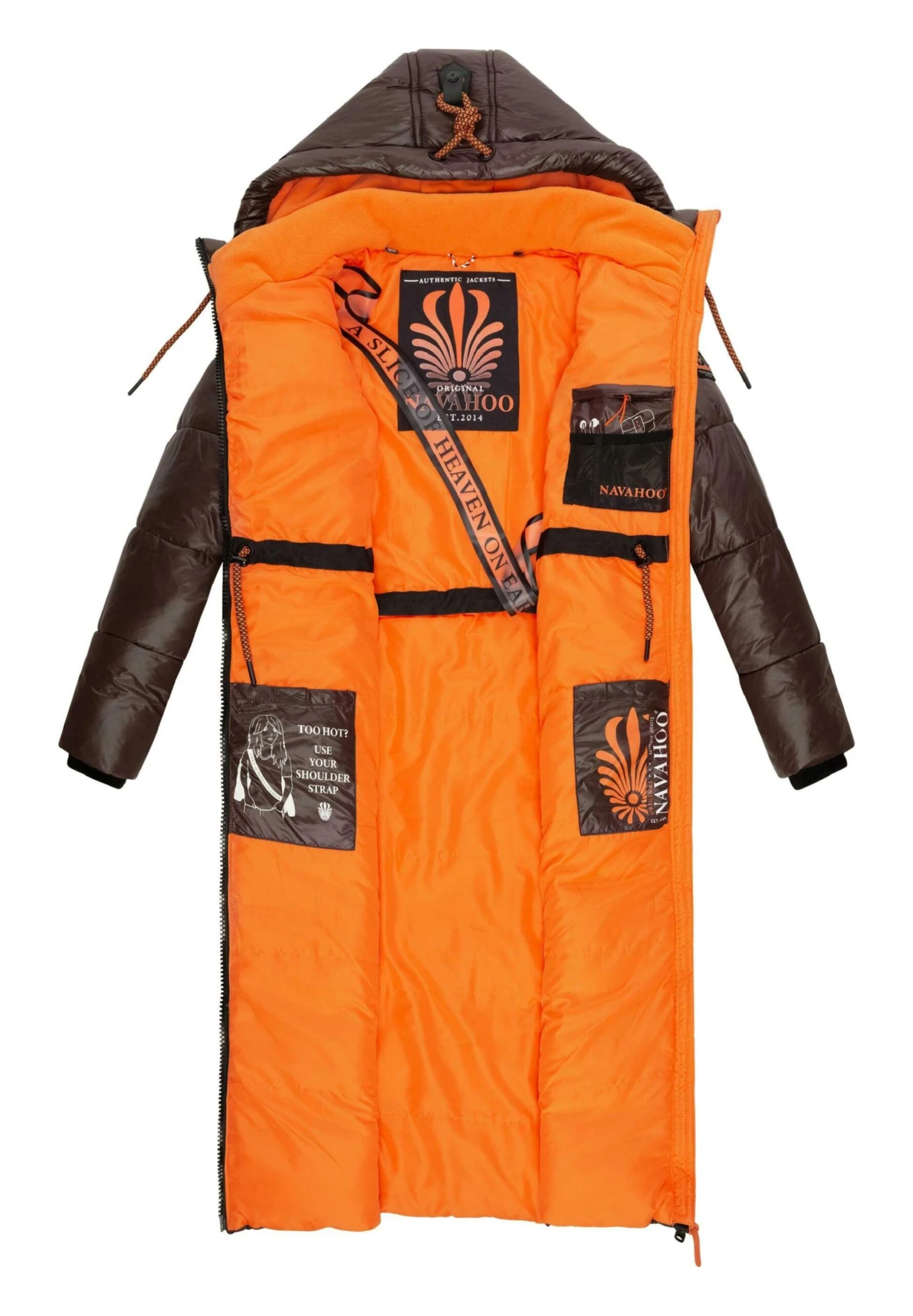 Navahoo Schmuseengel - Winterjas - Dark Choco 4 Navahoo Schmuseengel - Winterjas - Dark Choco - Afbeelding 3