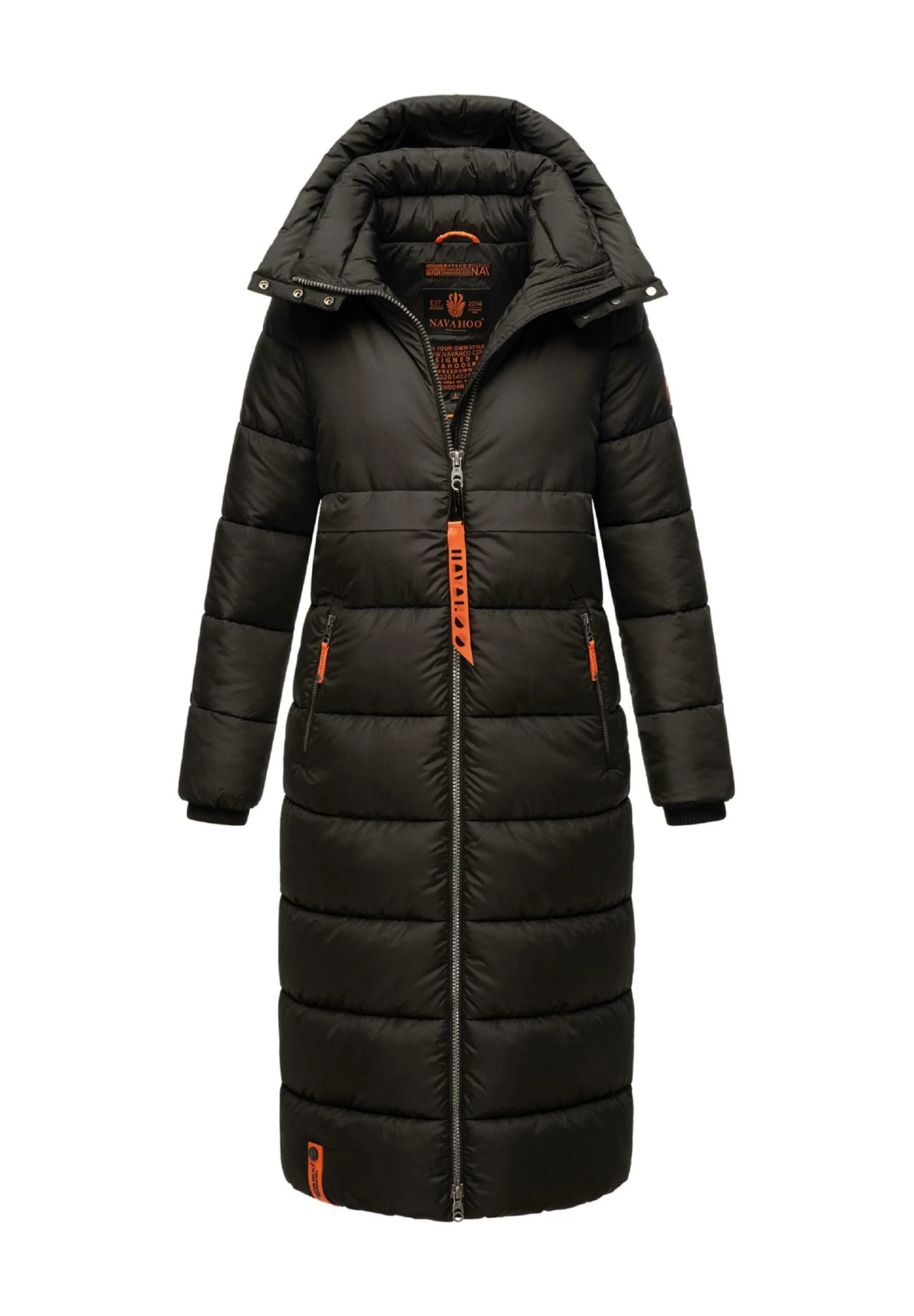 Navahoo Kristallblume - Winterjas - Black 3 Navahoo Kristallblume - Winterjas - Black