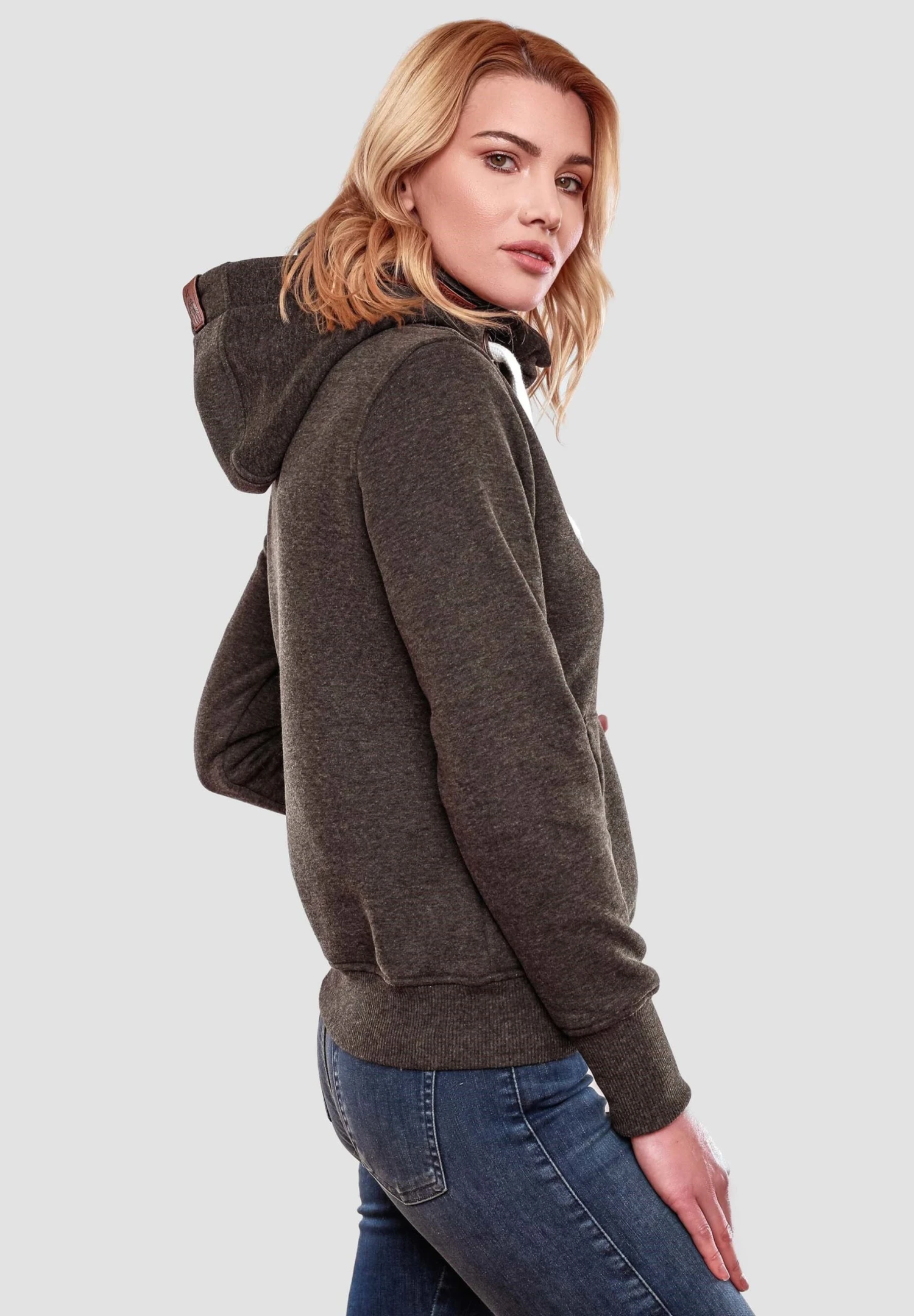 Navahoo Raniaa - Hoodie - Dark Grey Melange 5 Navahoo Raniaa - Hoodie - Dark Grey Melange - Afbeelding 3