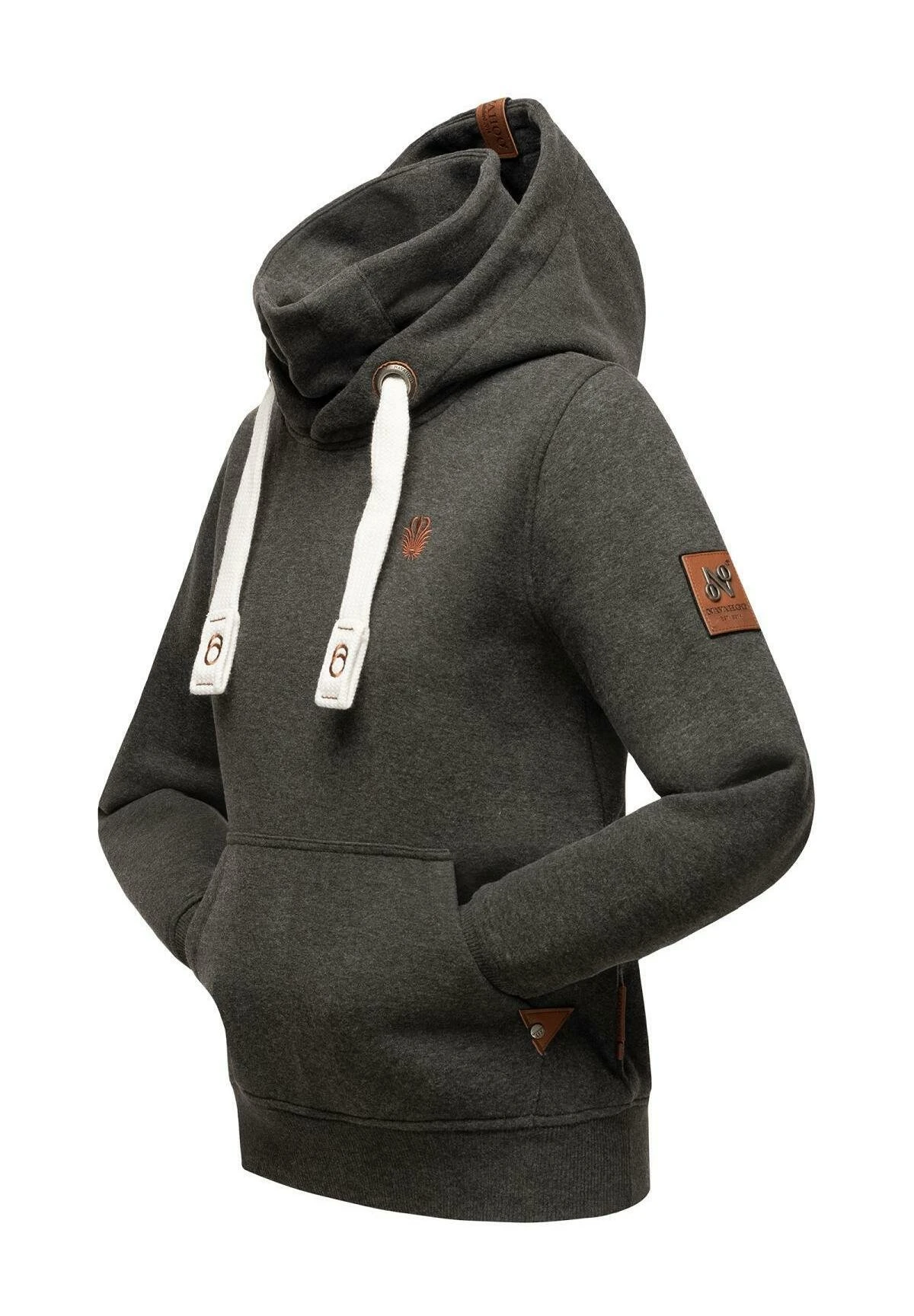 Navahoo Raniaa - Hoodie - Dark Grey Melange 8 Navahoo Raniaa - Hoodie - Dark Grey Melange - Afbeelding 6